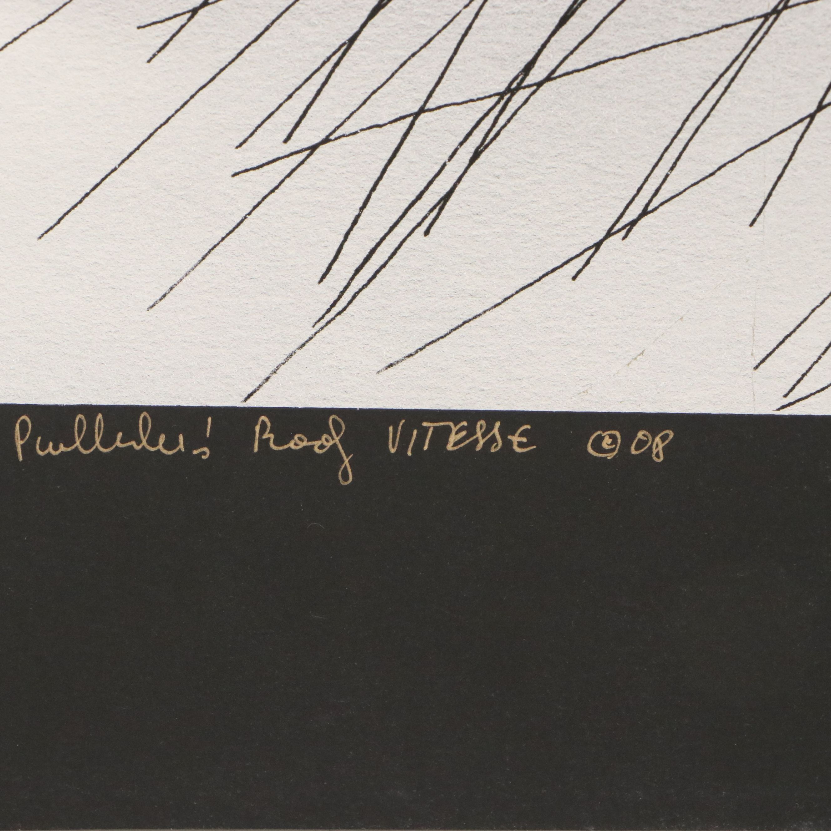 Guillaume Azoulay Serigraph "Vitesse," 2008