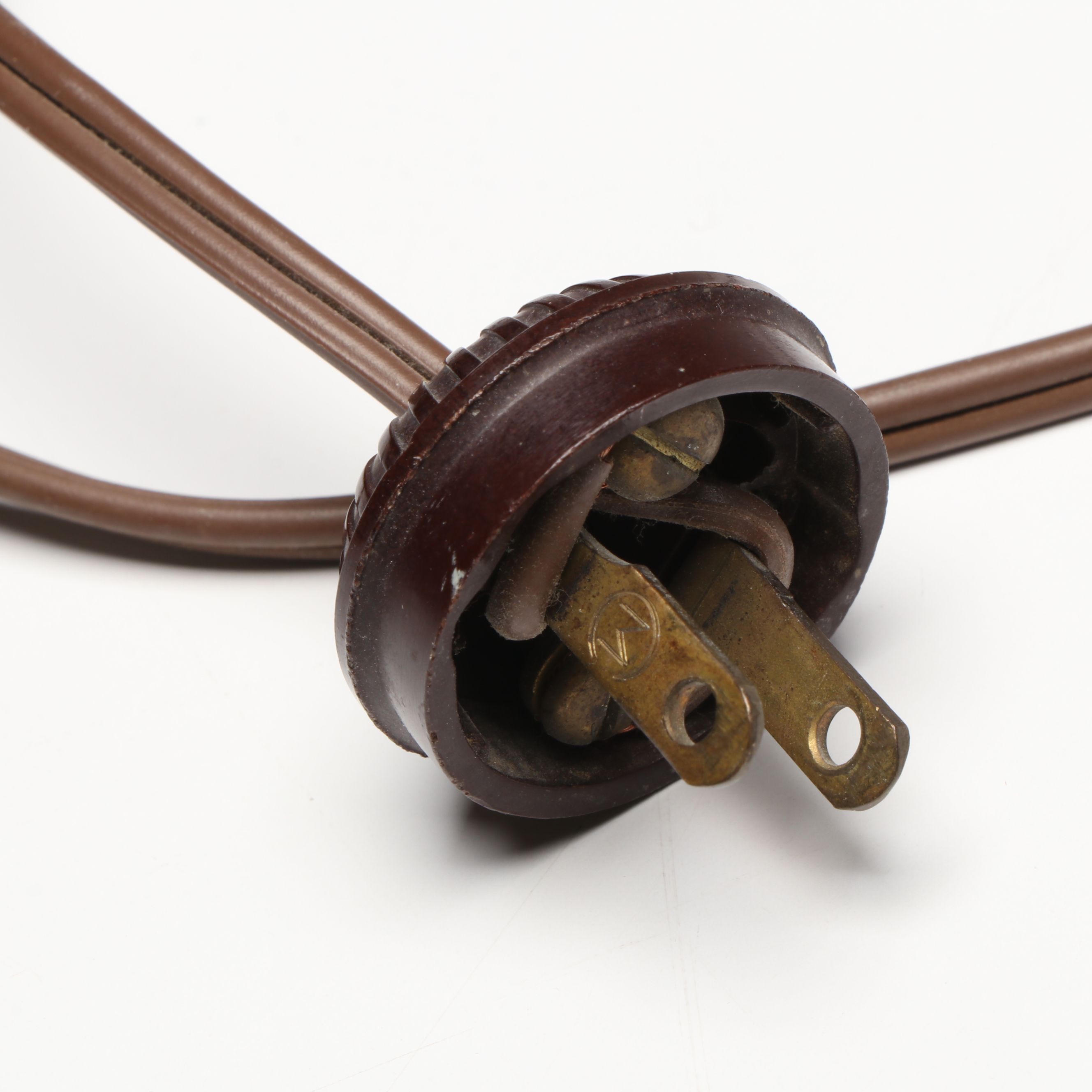 Marble Base, Amber, and More Glass Converted Oil Table Lamps