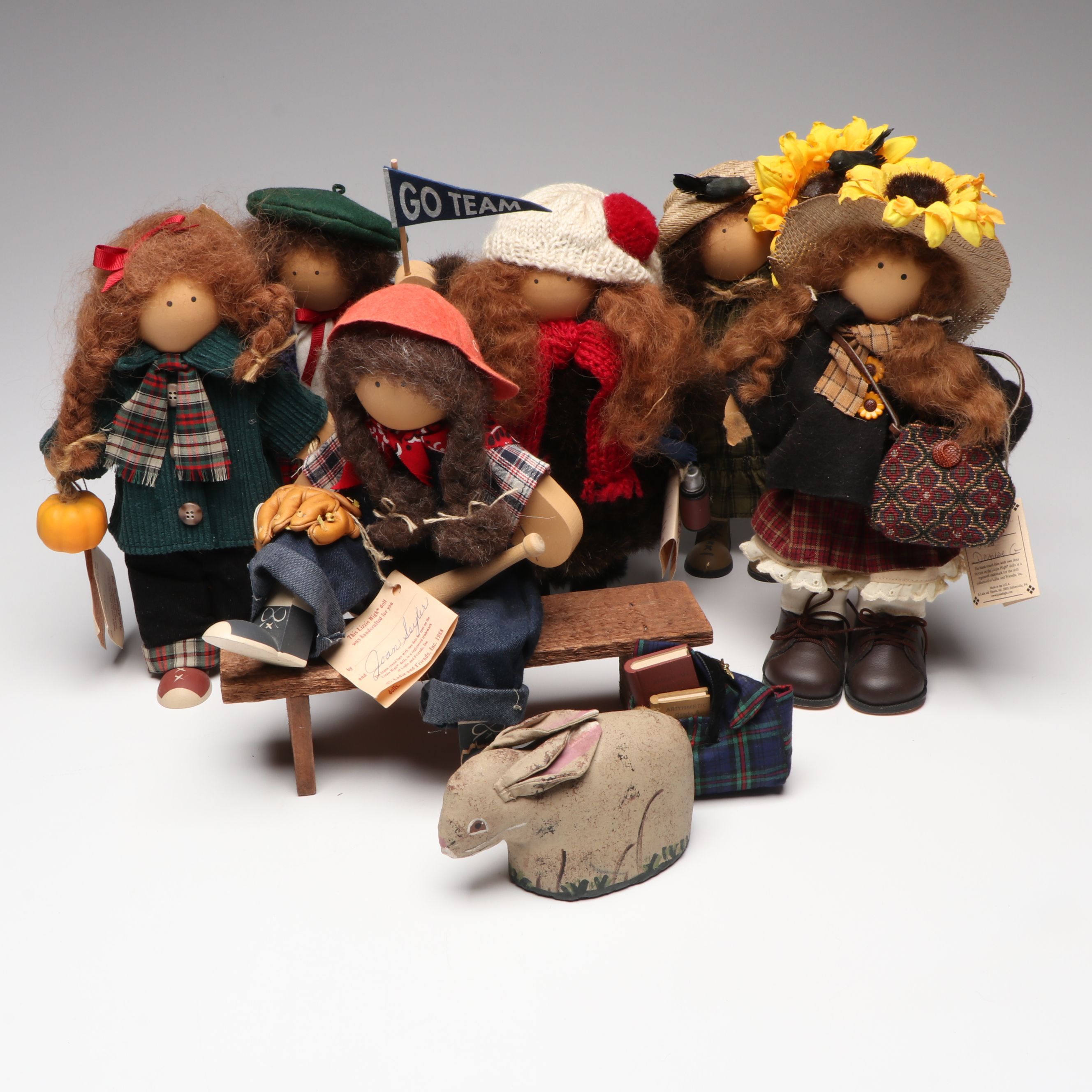 The Family and Friends of Lizzie High Dolls and Accessories, Late 20th Century