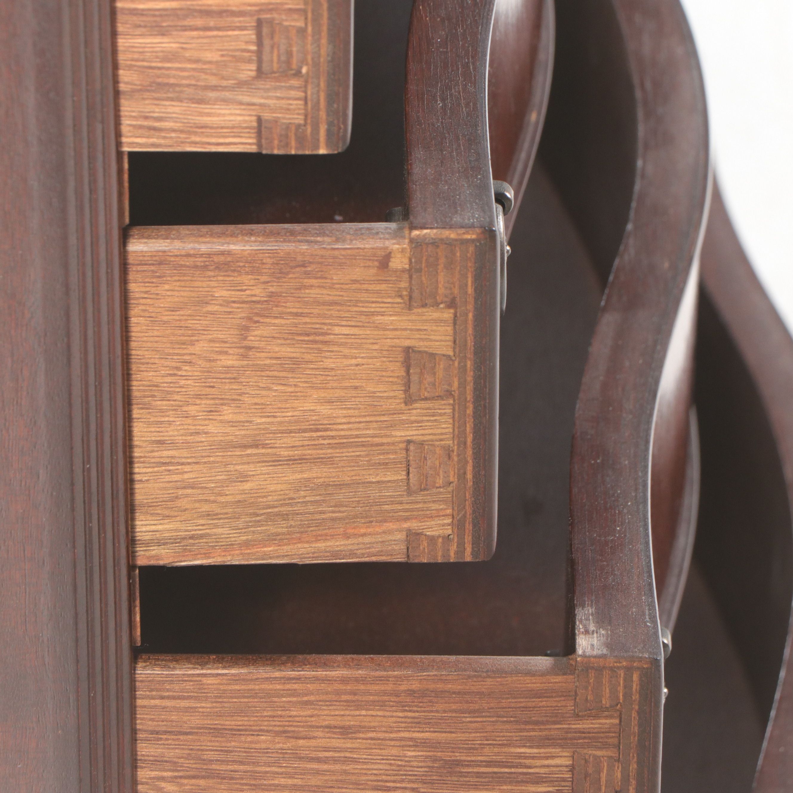 Georgian Style Mahogany Four-Drawer Nightstand