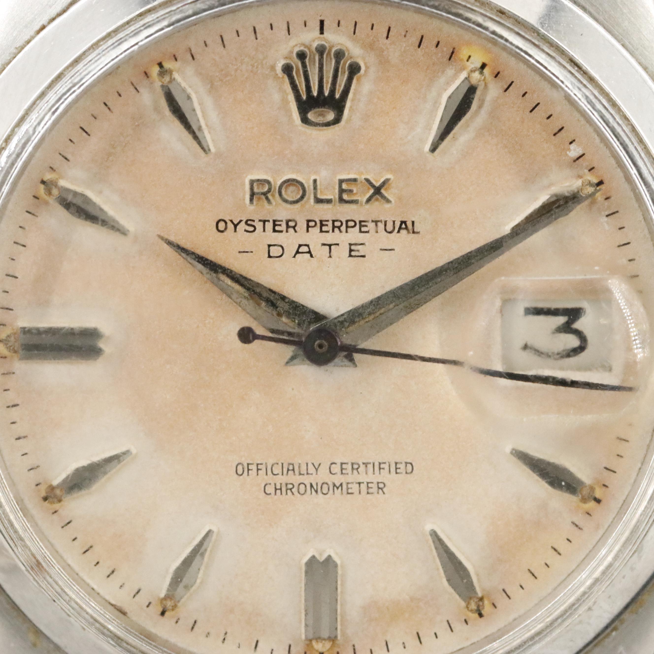 Rolex Oyster Perpetual Date 6534 Vintage Watch c.1959