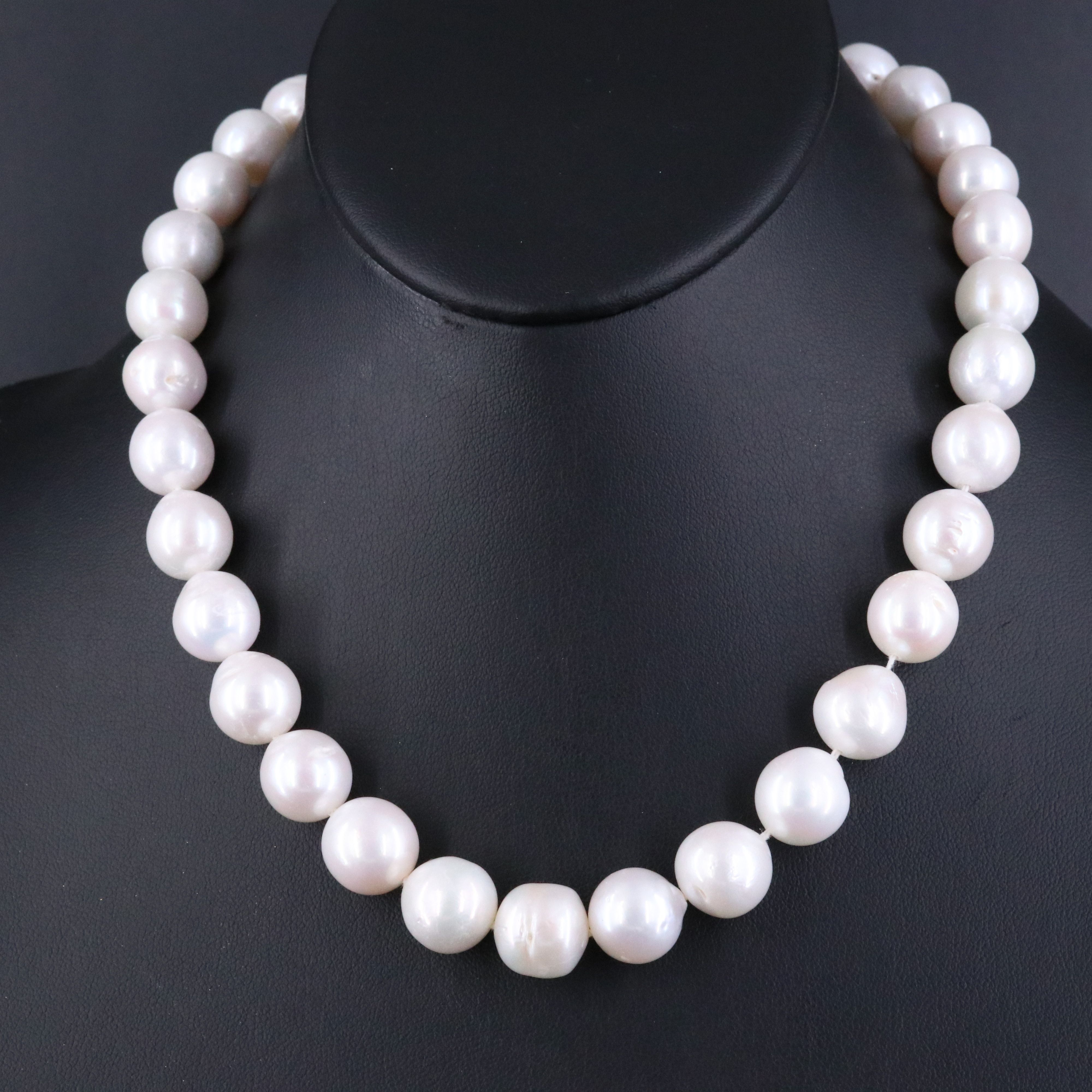 11.00 – 13.00 MM Pearl Necklace with 14K Clasp