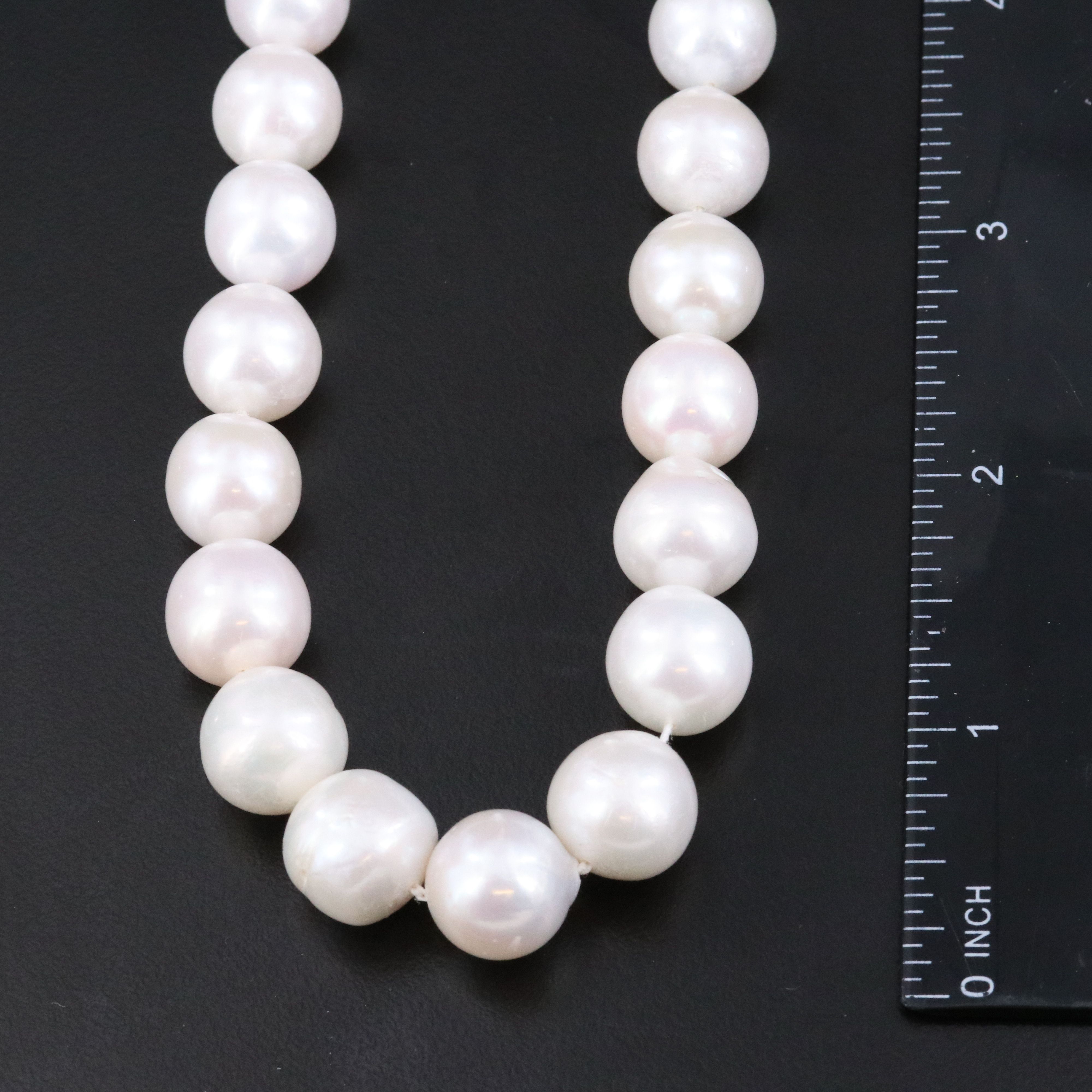 11.00 – 13.00 MM Pearl Necklace with 14K Clasp