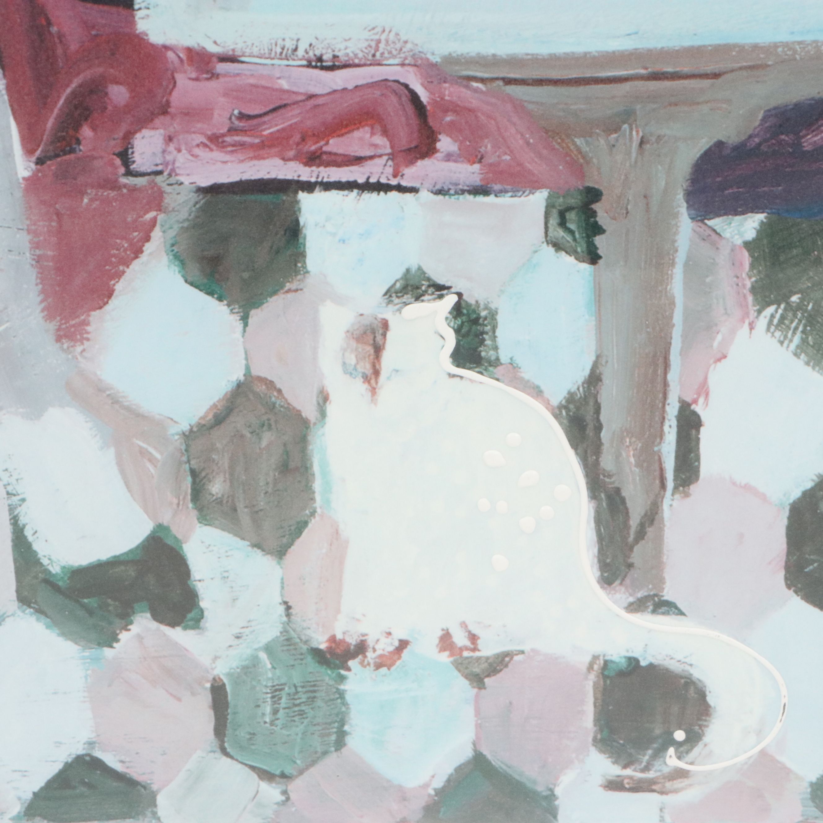 Mahmood Sabzi Giclée of Woman Sitting at Piano