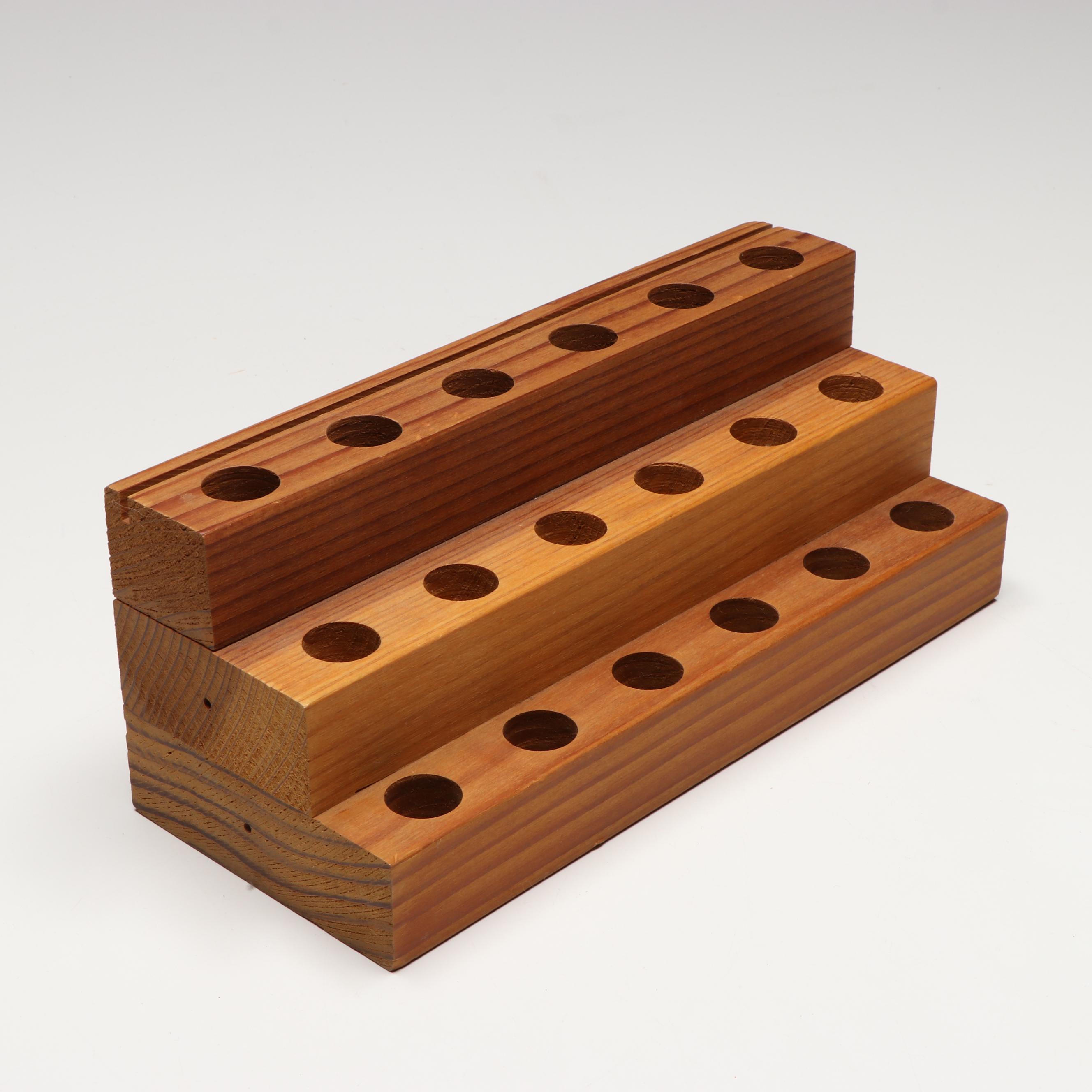 Treasure Gold Metallic Waxes with Handmade Wood Paint Tube Holders