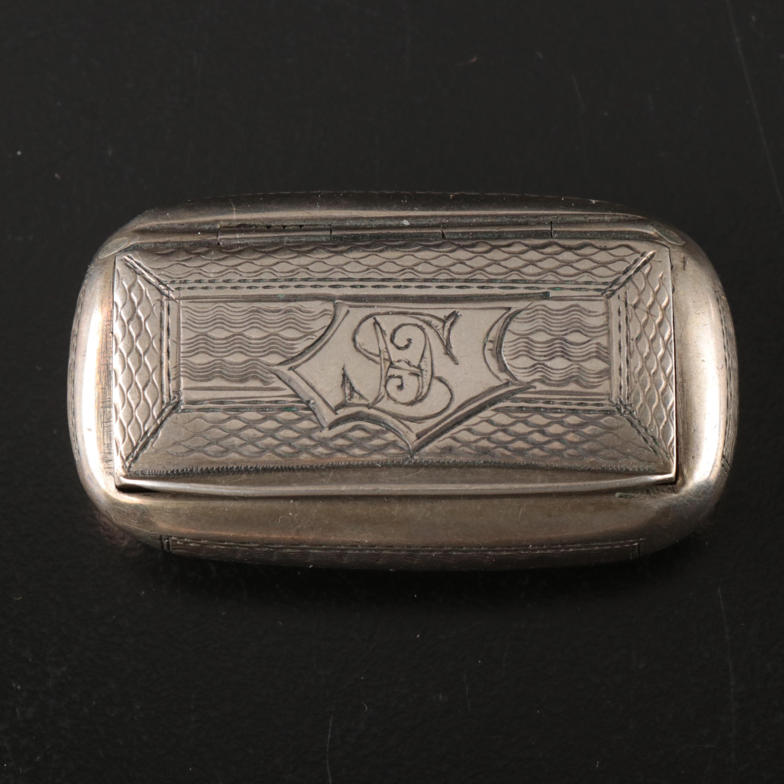 800 Silver Pillbox