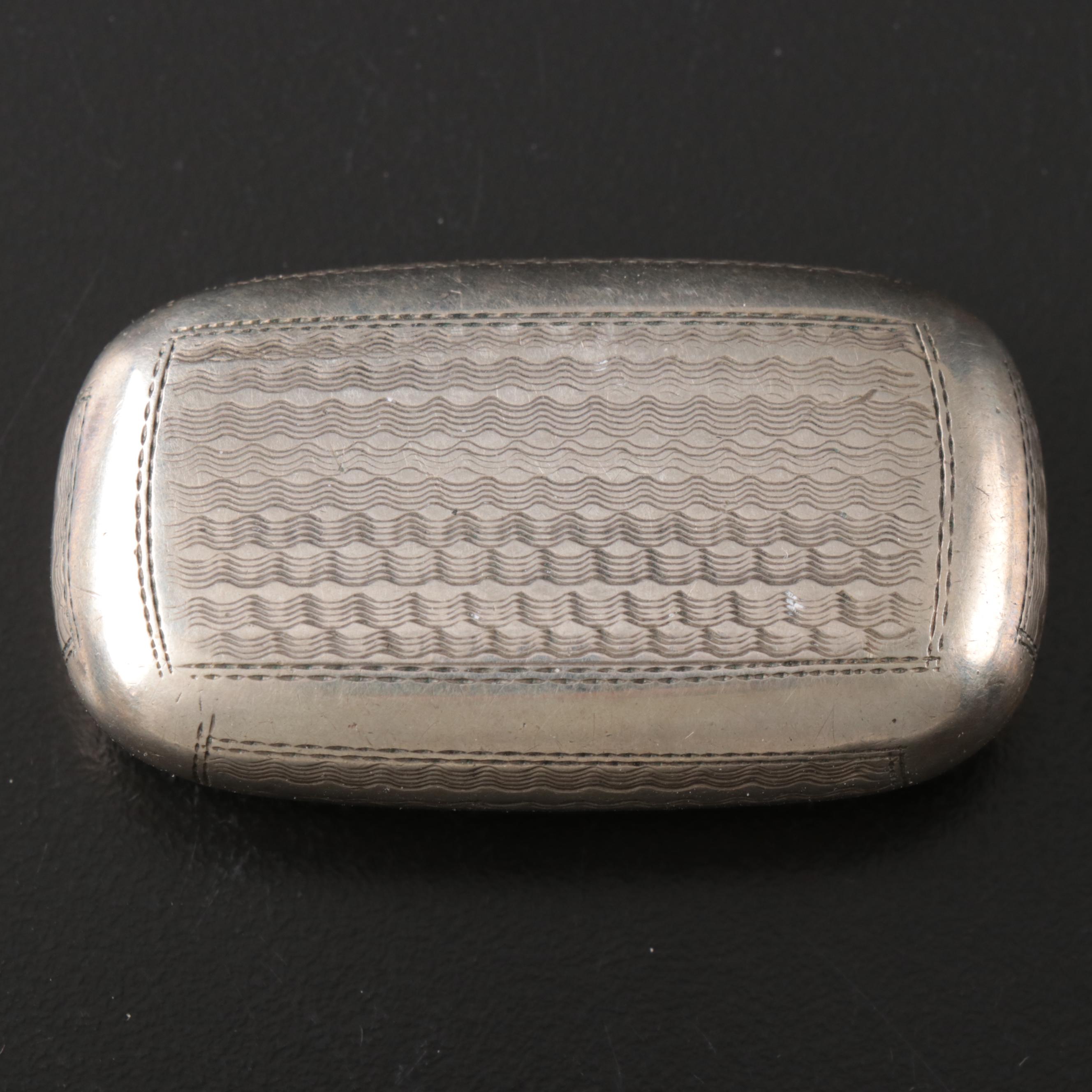 800 Silver Pillbox
