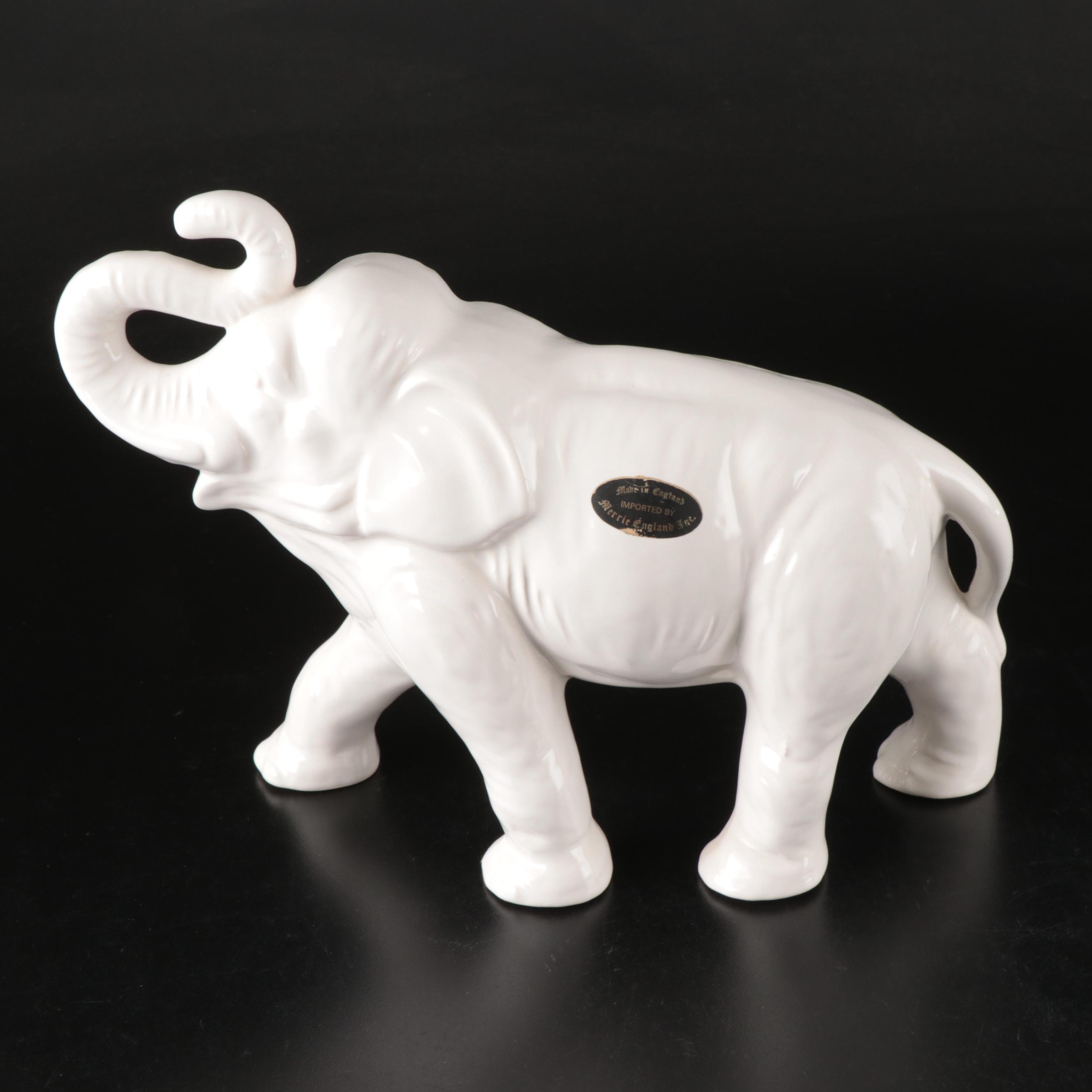 Merrie England Inc. Porcelain Elephants