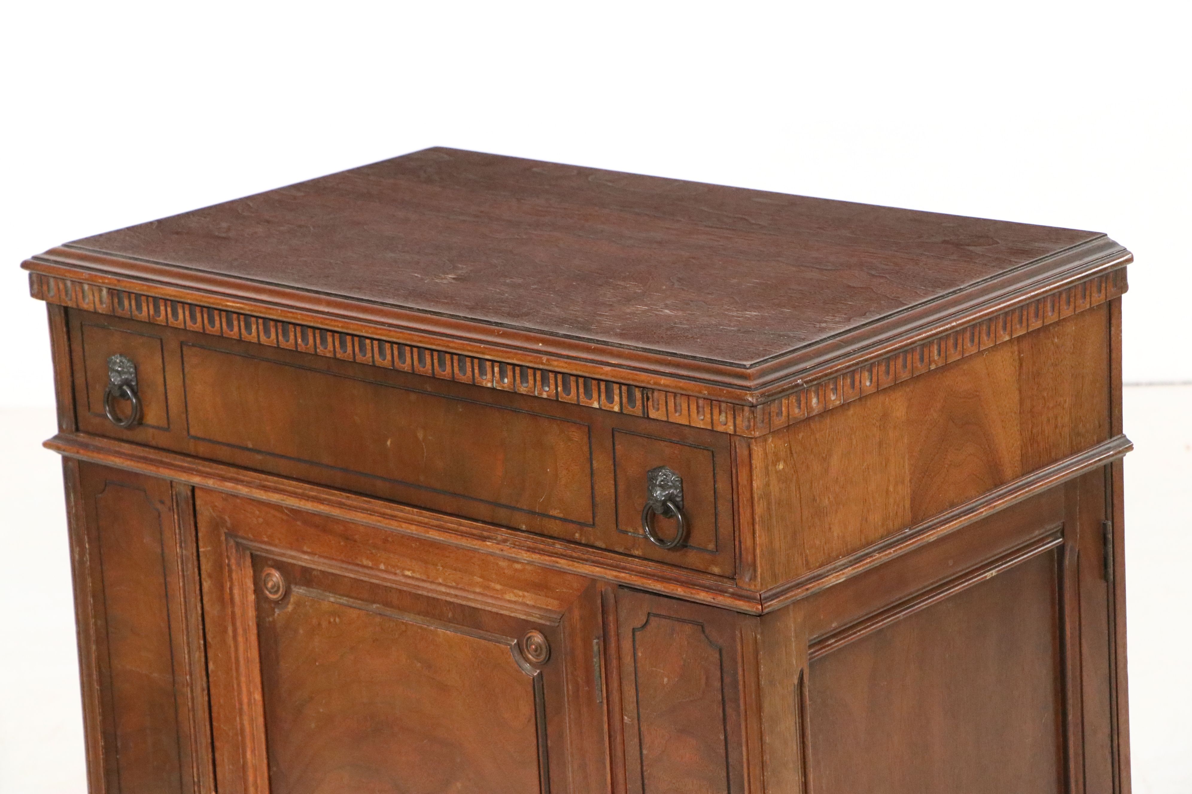 Louis Philippe Style Wooden Locking Cabinet