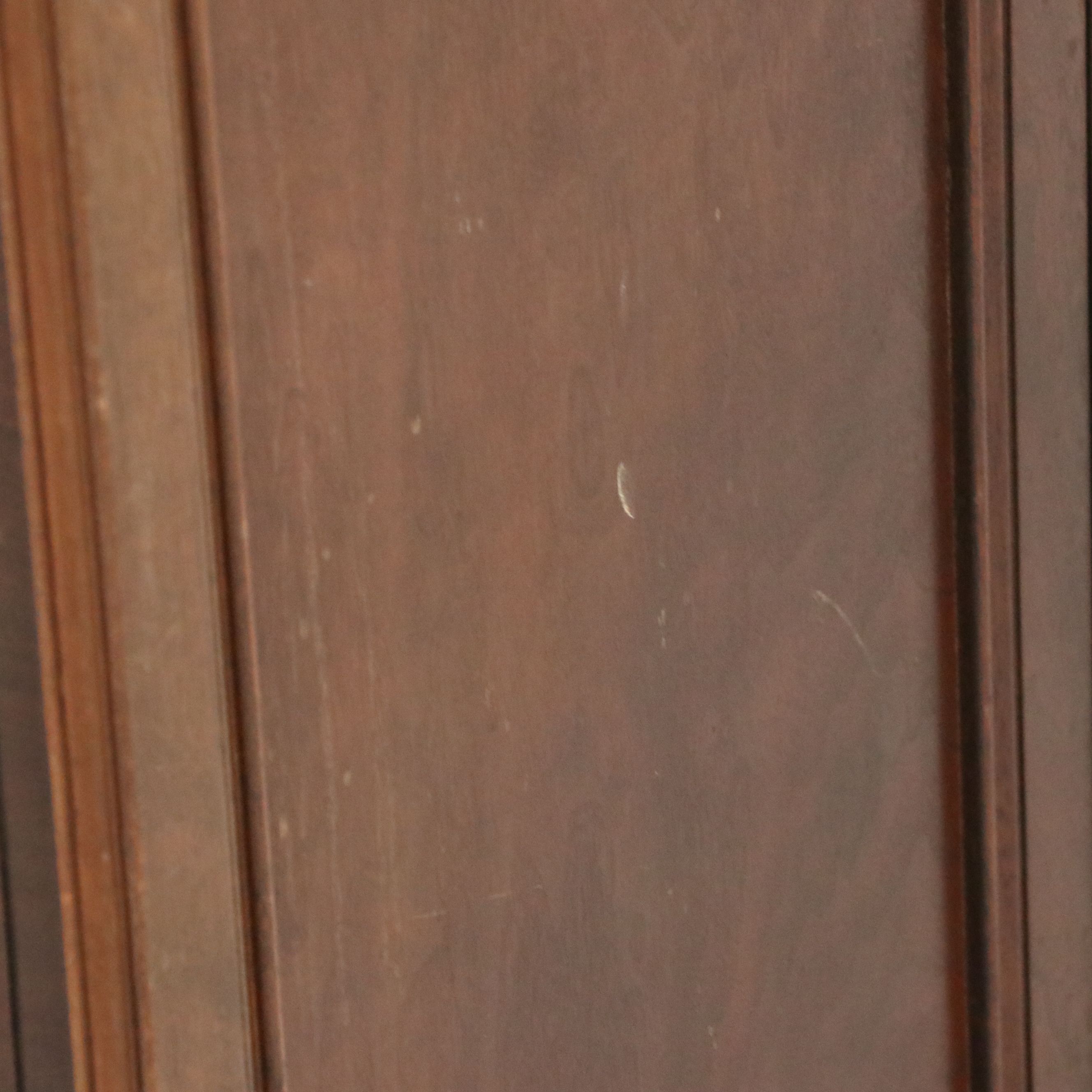 Louis Philippe Style Wooden Locking Cabinet