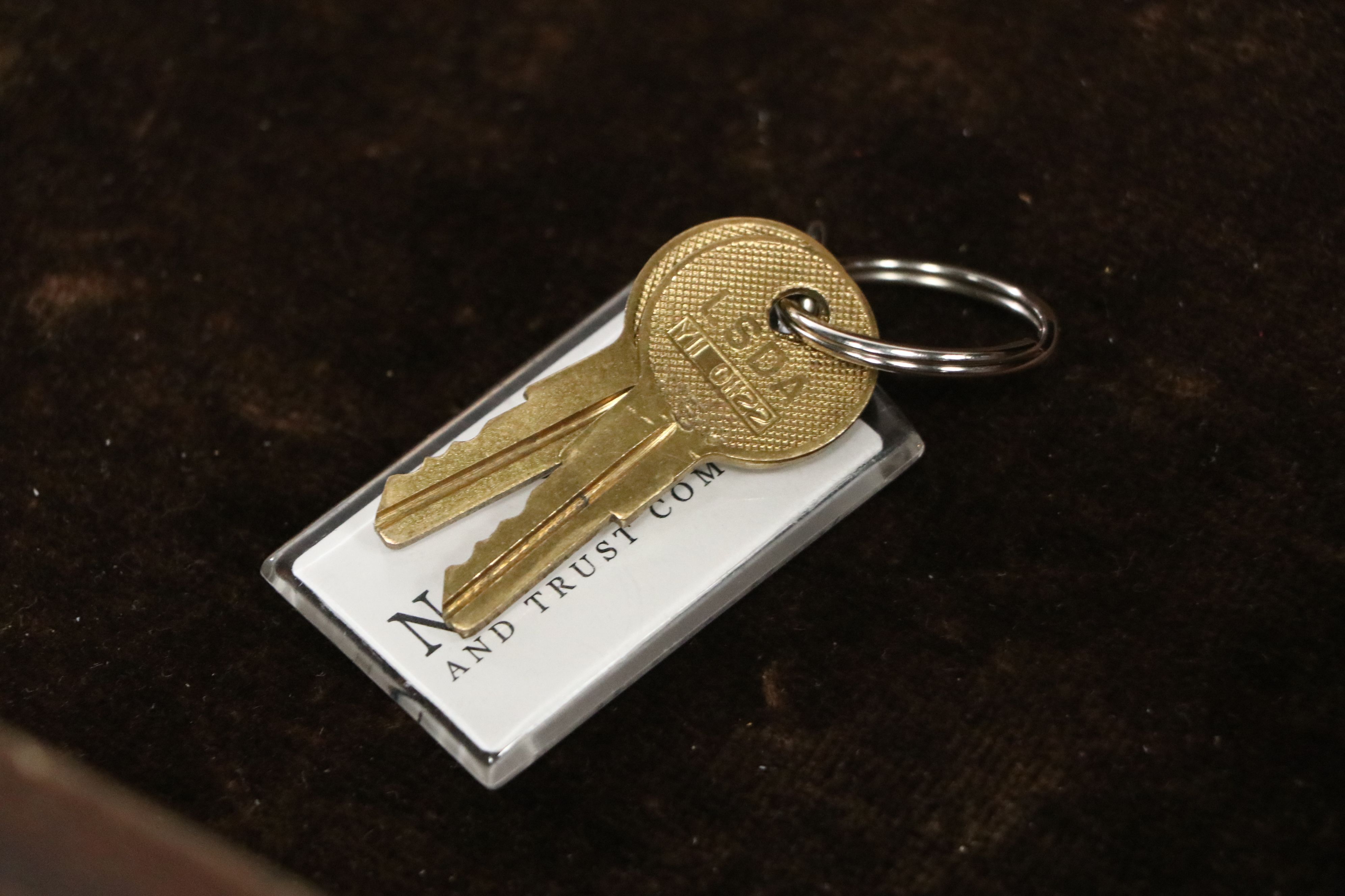 Louis Philippe Style Wooden Locking Cabinet