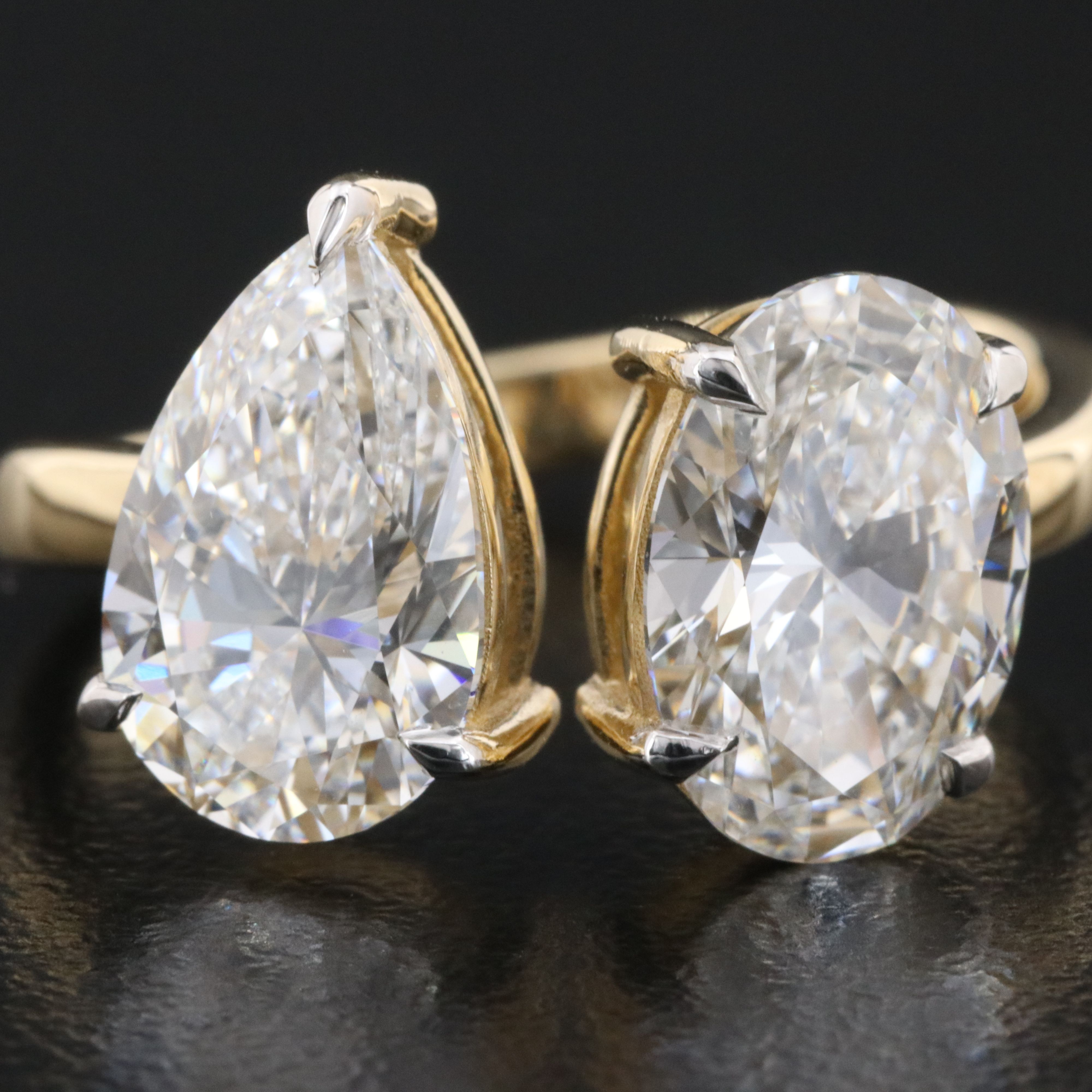 14K 3.94 CTW Lab Grown Diamond Ring with IGI Reports