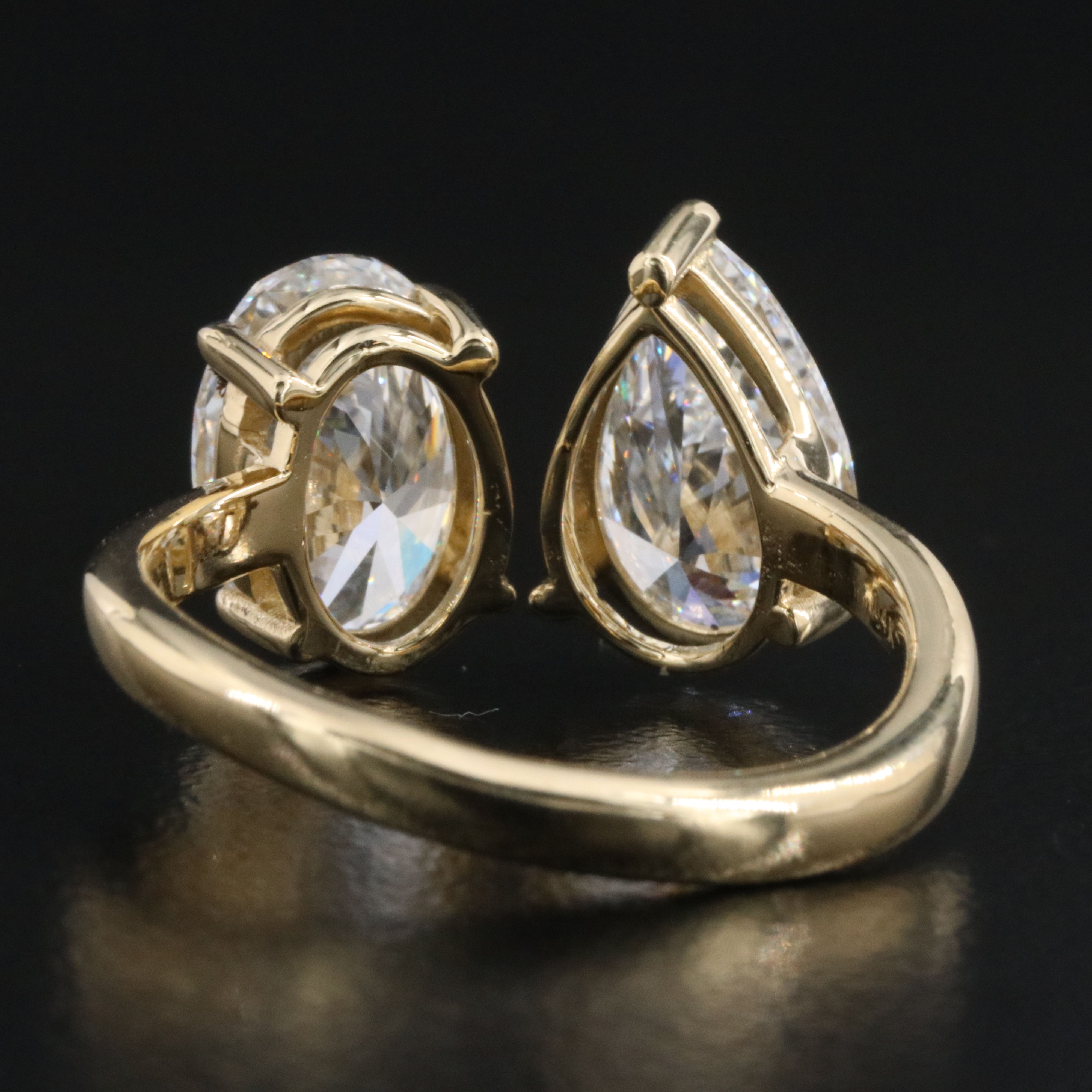 14K 3.94 CTW Lab Grown Diamond Ring with IGI Reports