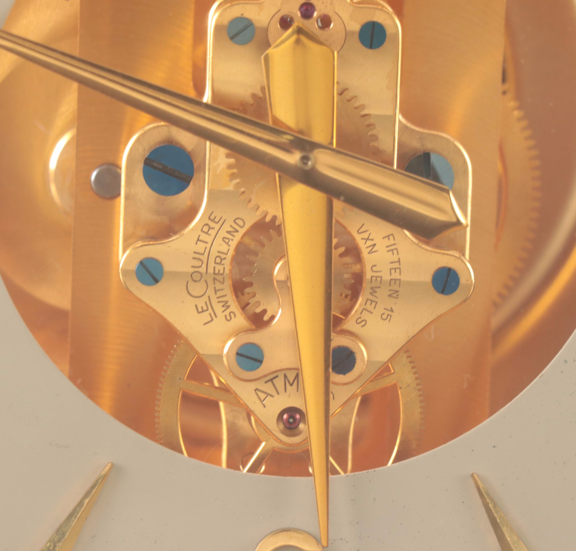 LeCoultre Brass Atmos Mantel Clock