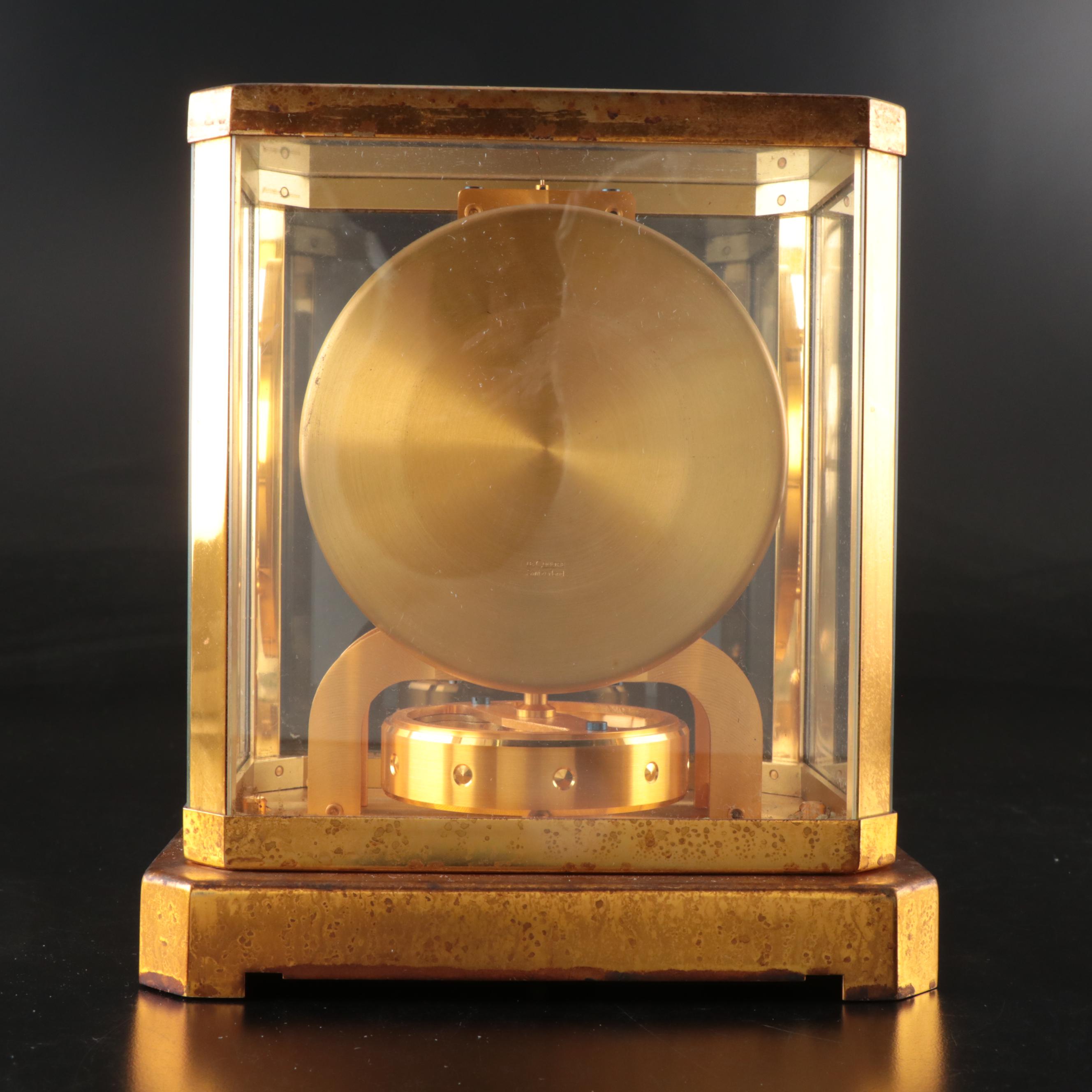 LeCoultre Brass Atmos Mantel Clock