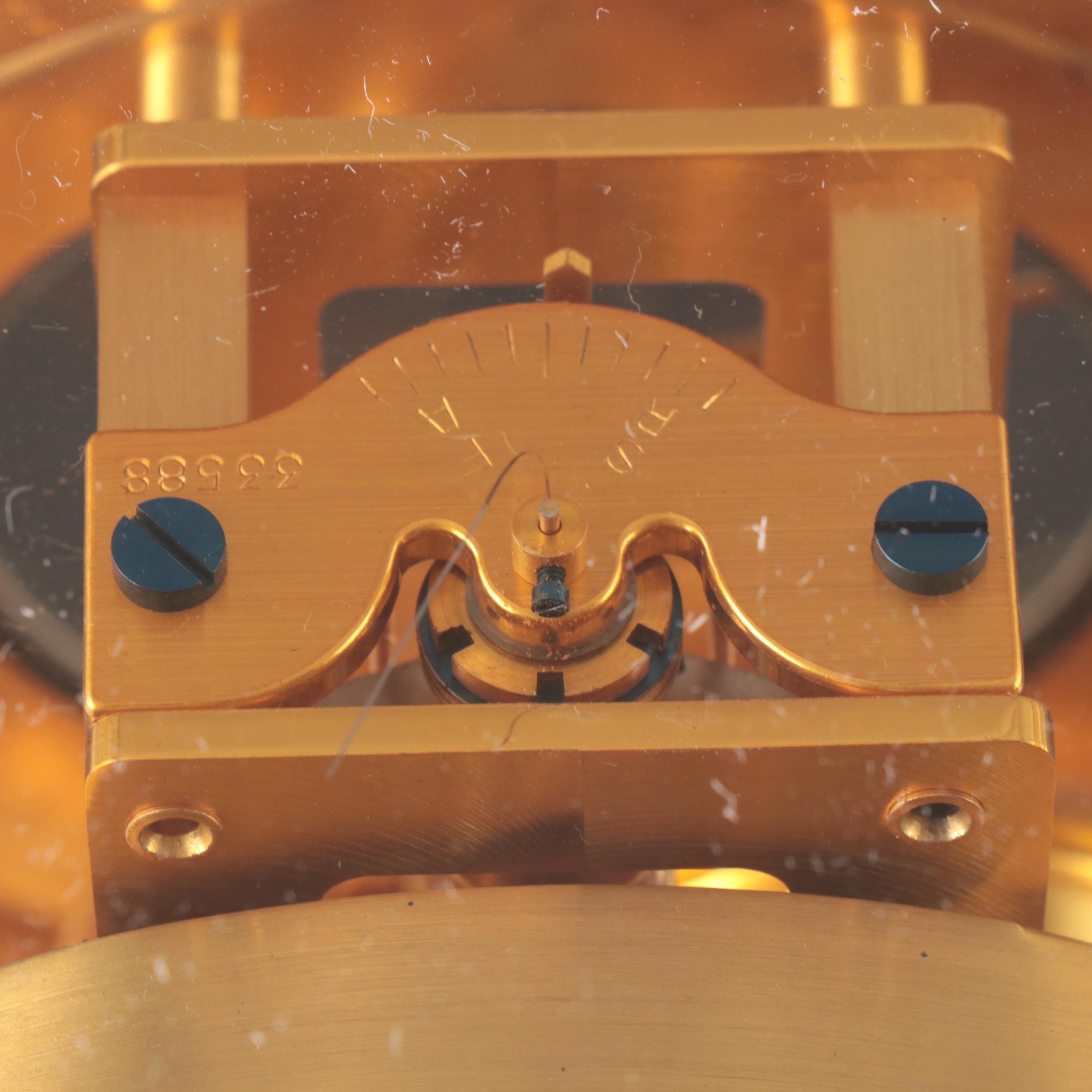 LeCoultre Brass Atmos Mantel Clock