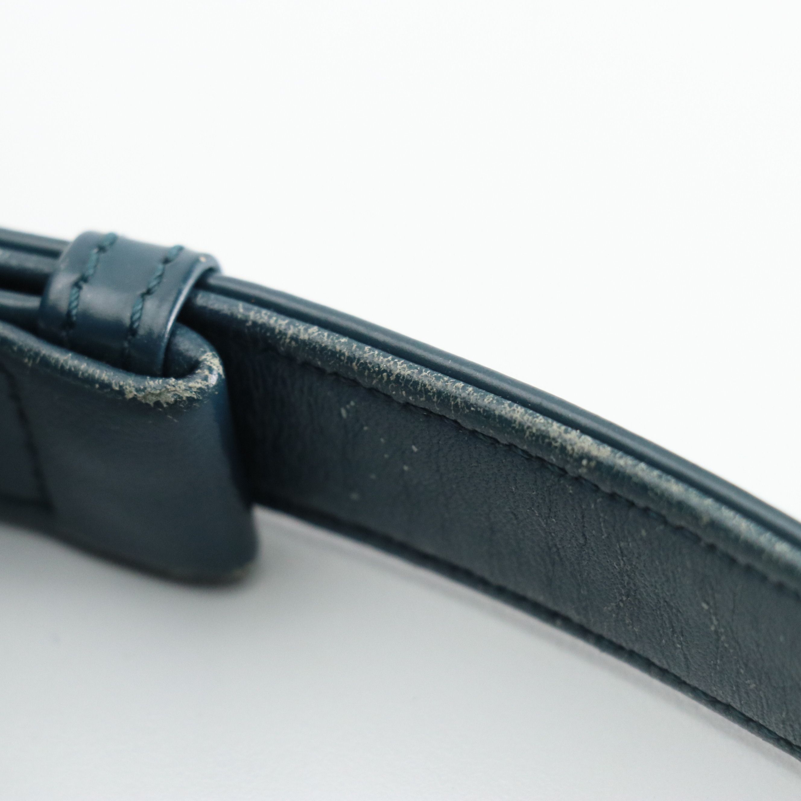 Chanel Medium Flap Boy Bag in Teal Blue Glazed Calfskin Leather