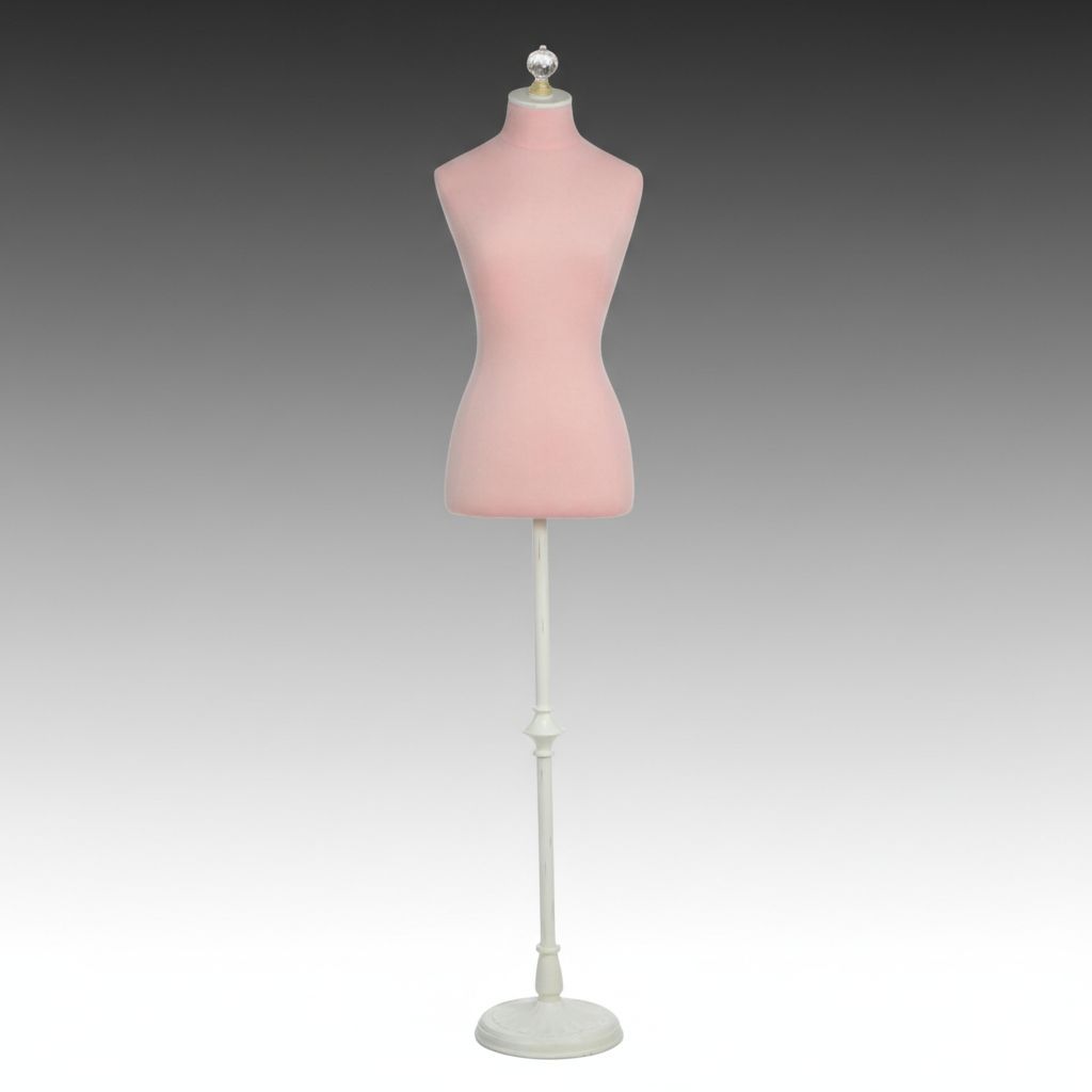 Pottery Barn Teen Soft Female Form Mannequin with Cast Metal Stand