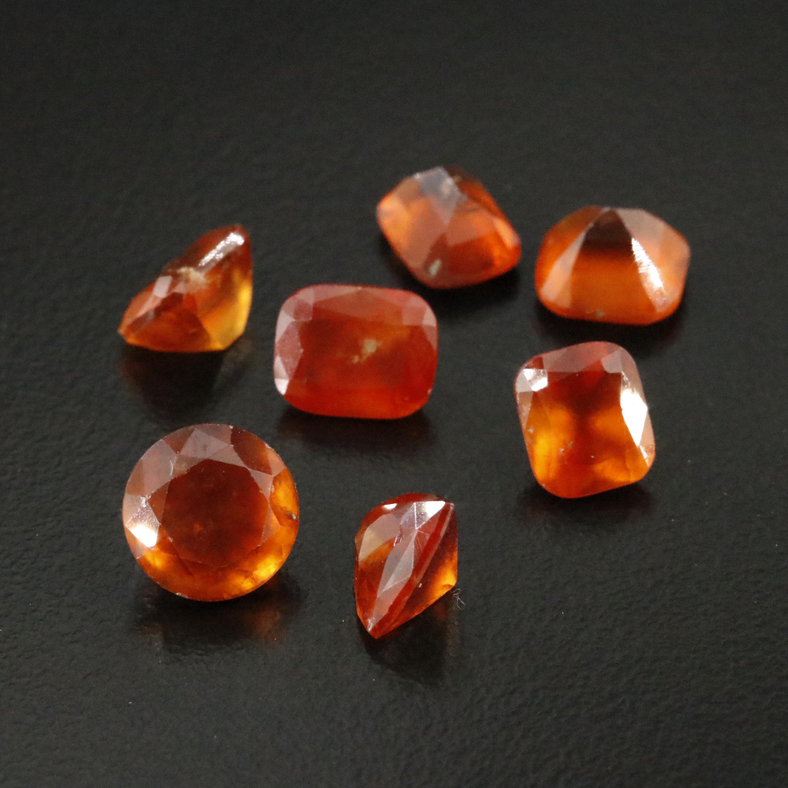 Loose 17.69 CTW Hessonite Lot