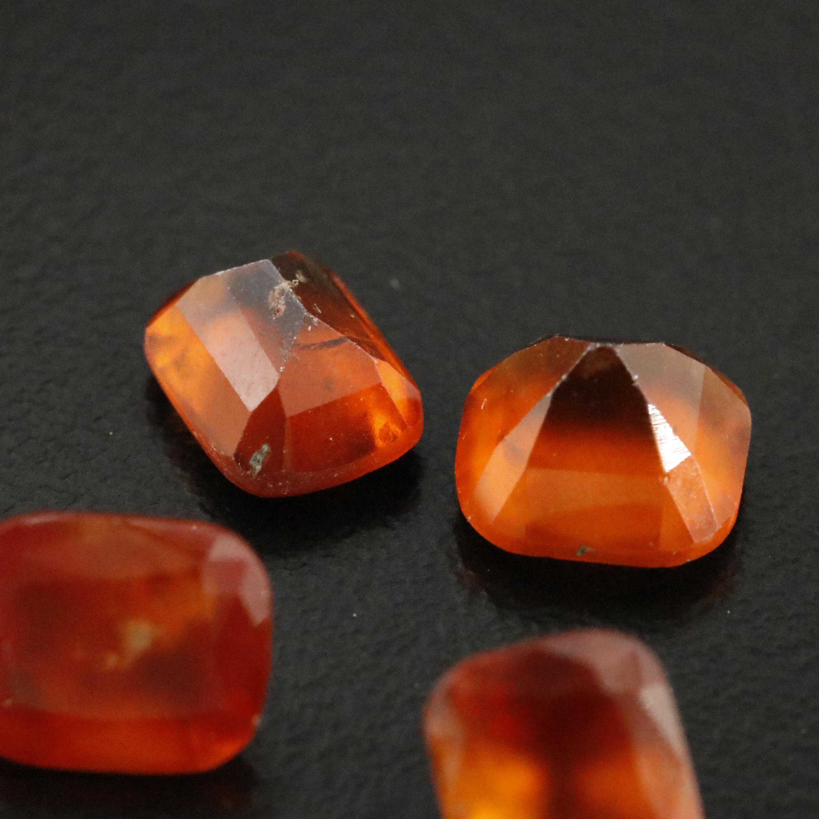 Loose 17.69 CTW Hessonite Lot