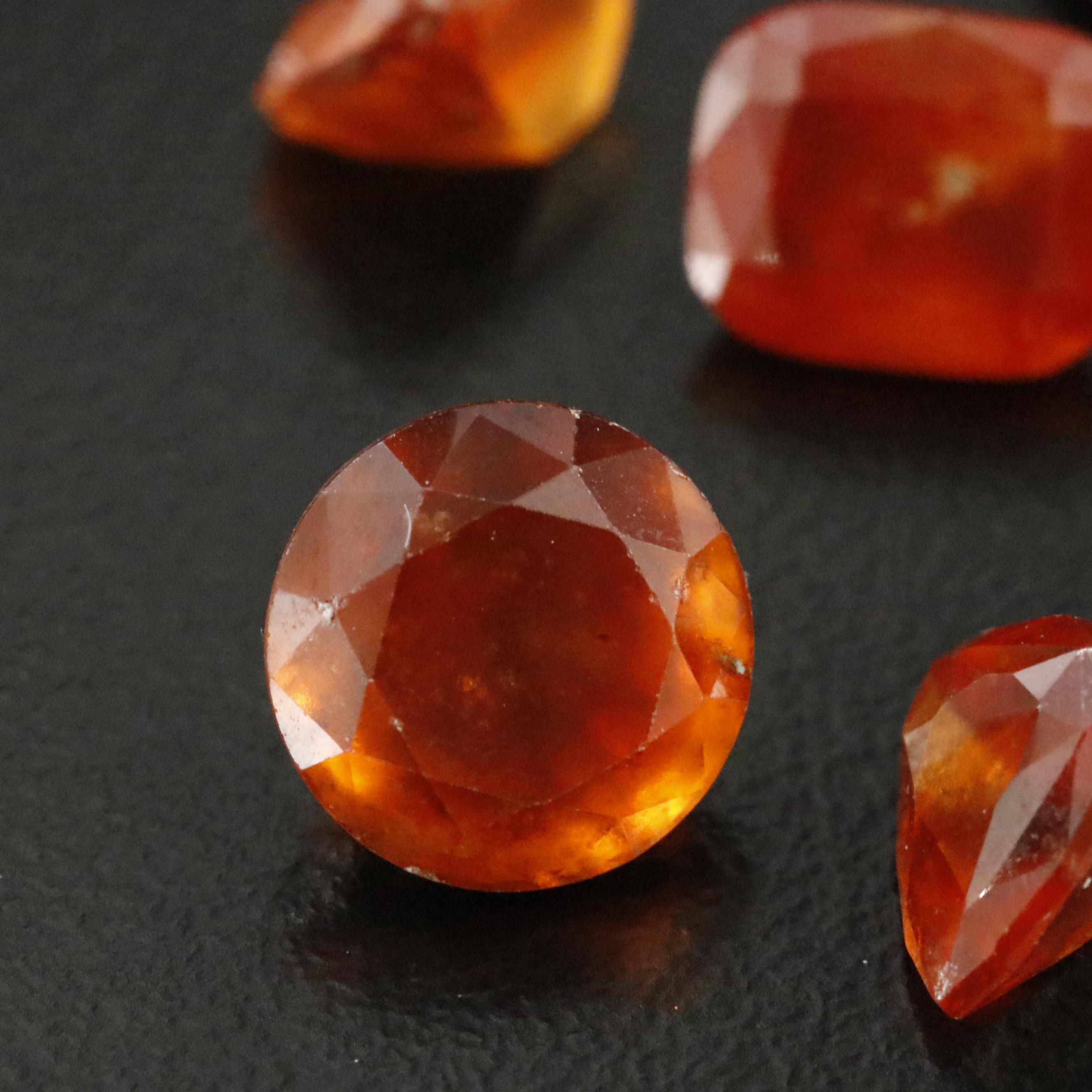 Loose 17.69 CTW Hessonite Lot