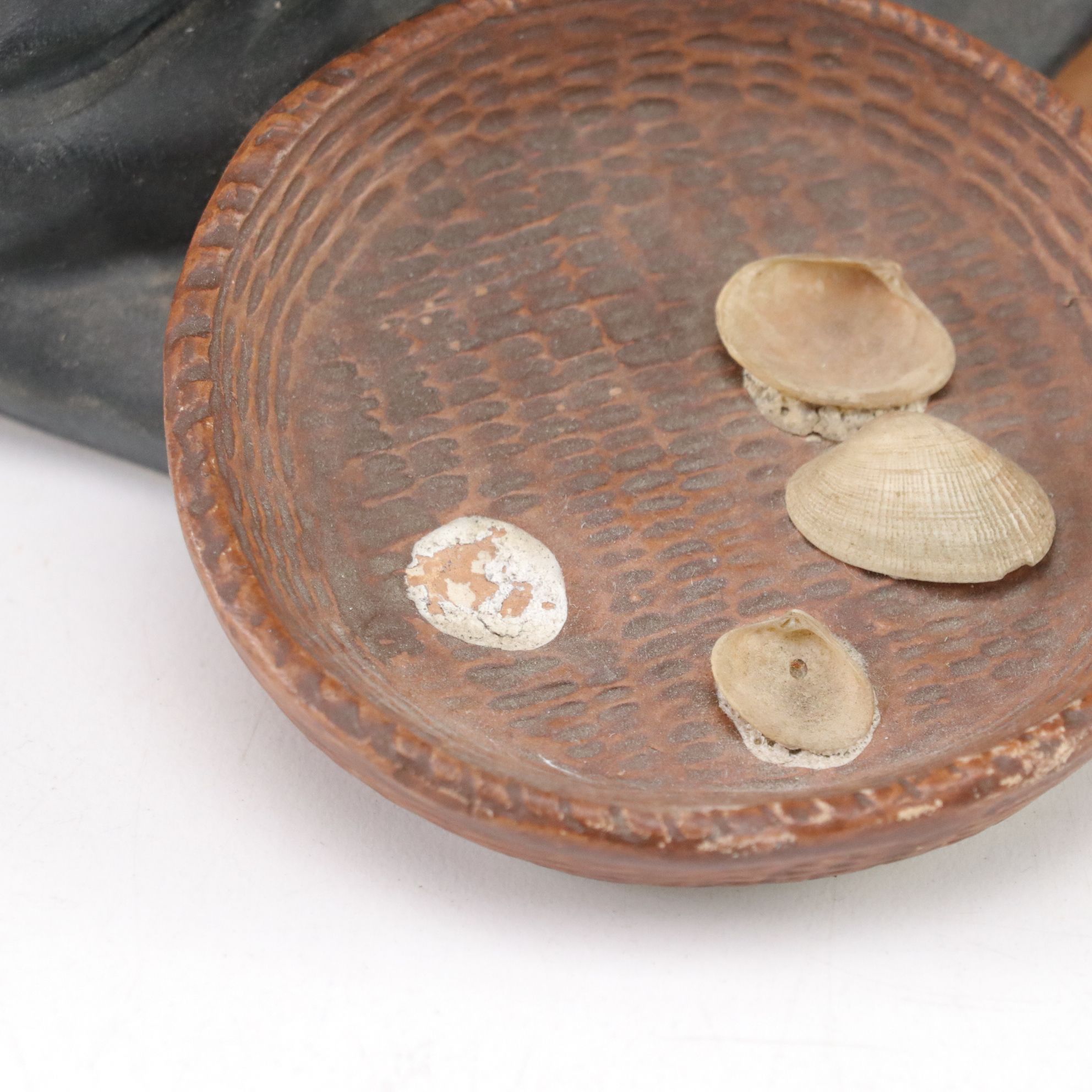 Hakata Urasaki Japanese Clay Figures, Mid-20th Century