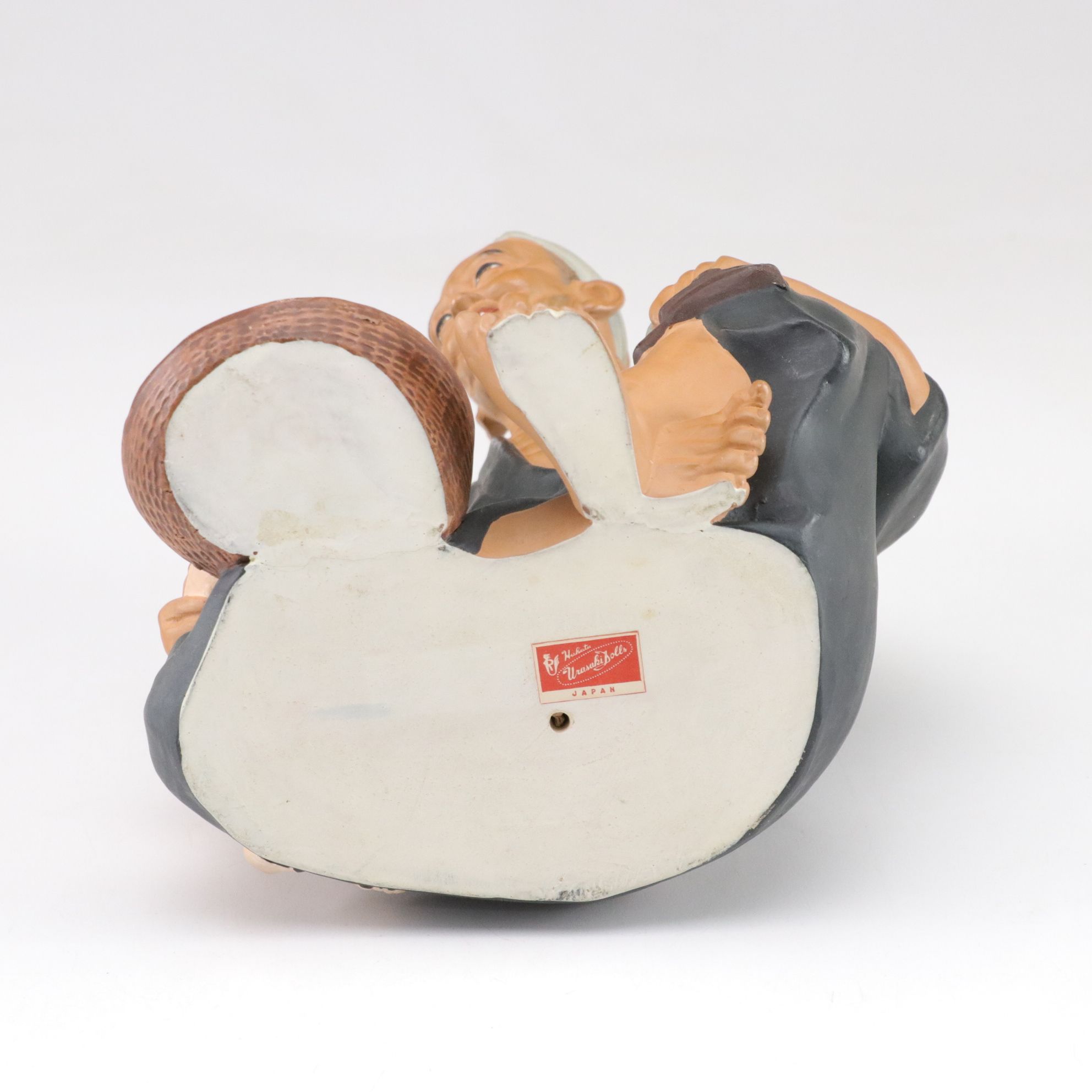 Hakata Urasaki Japanese Clay Figures, Mid-20th Century