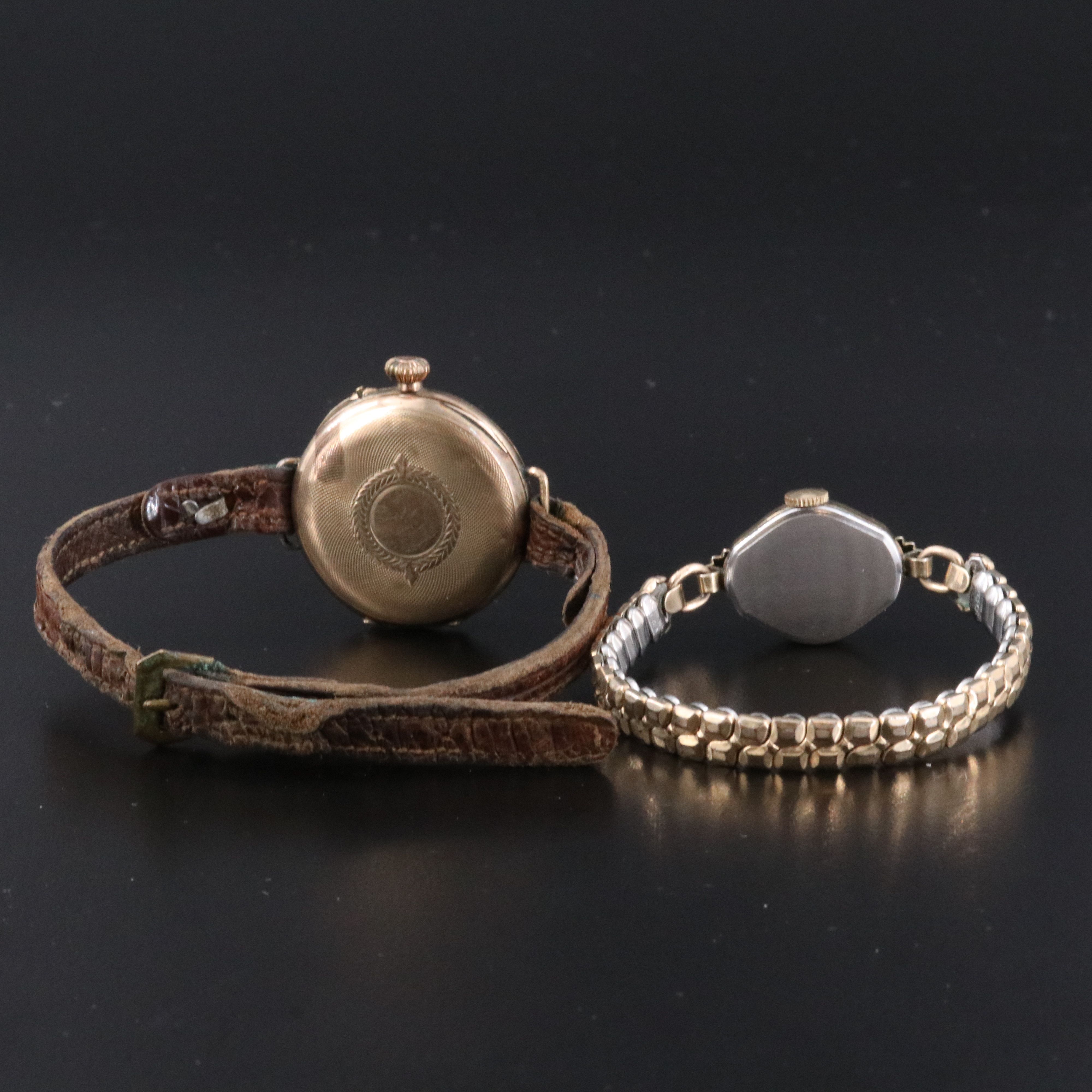 WWI Trench Watch & Vintage Helbros