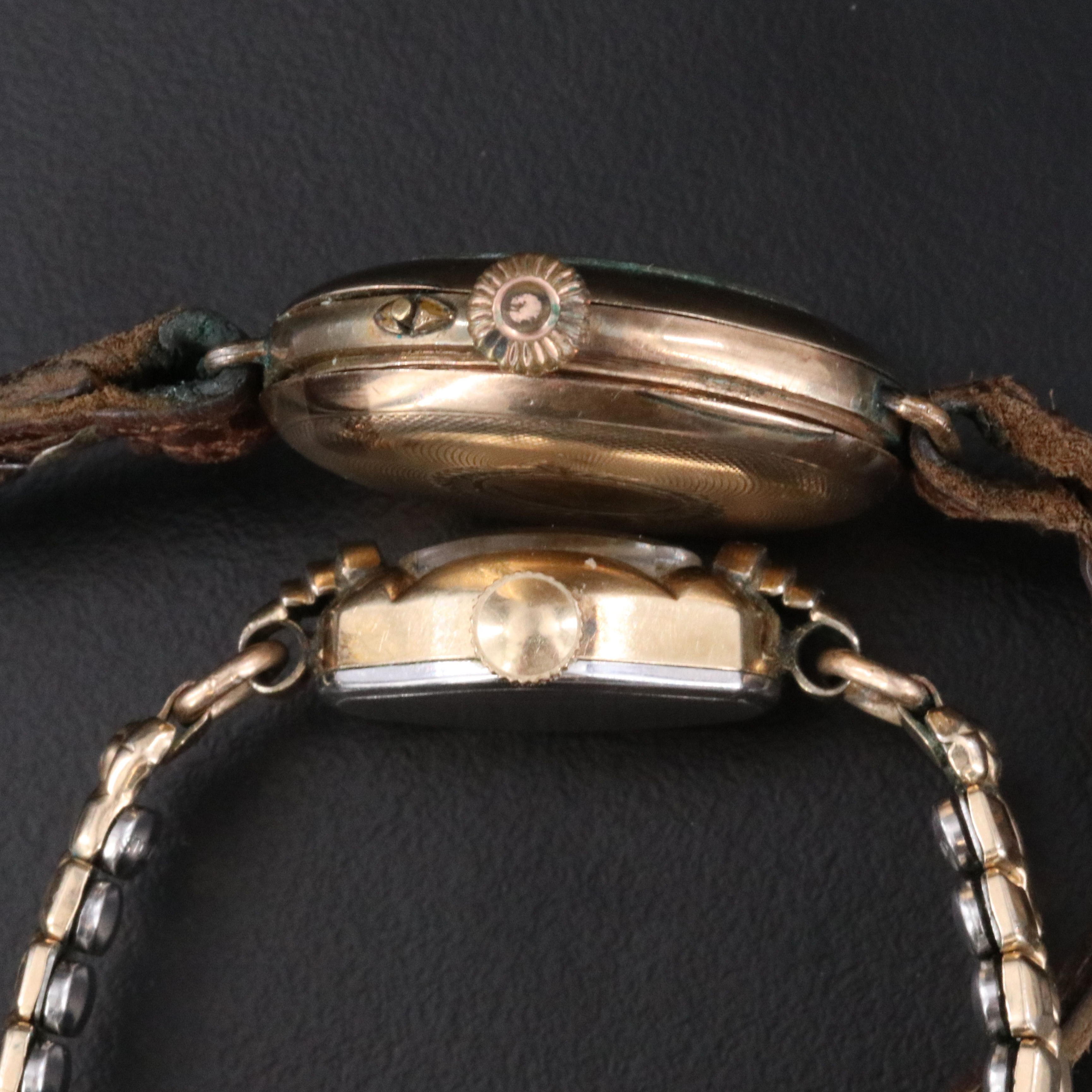 WWI Trench Watch & Vintage Helbros