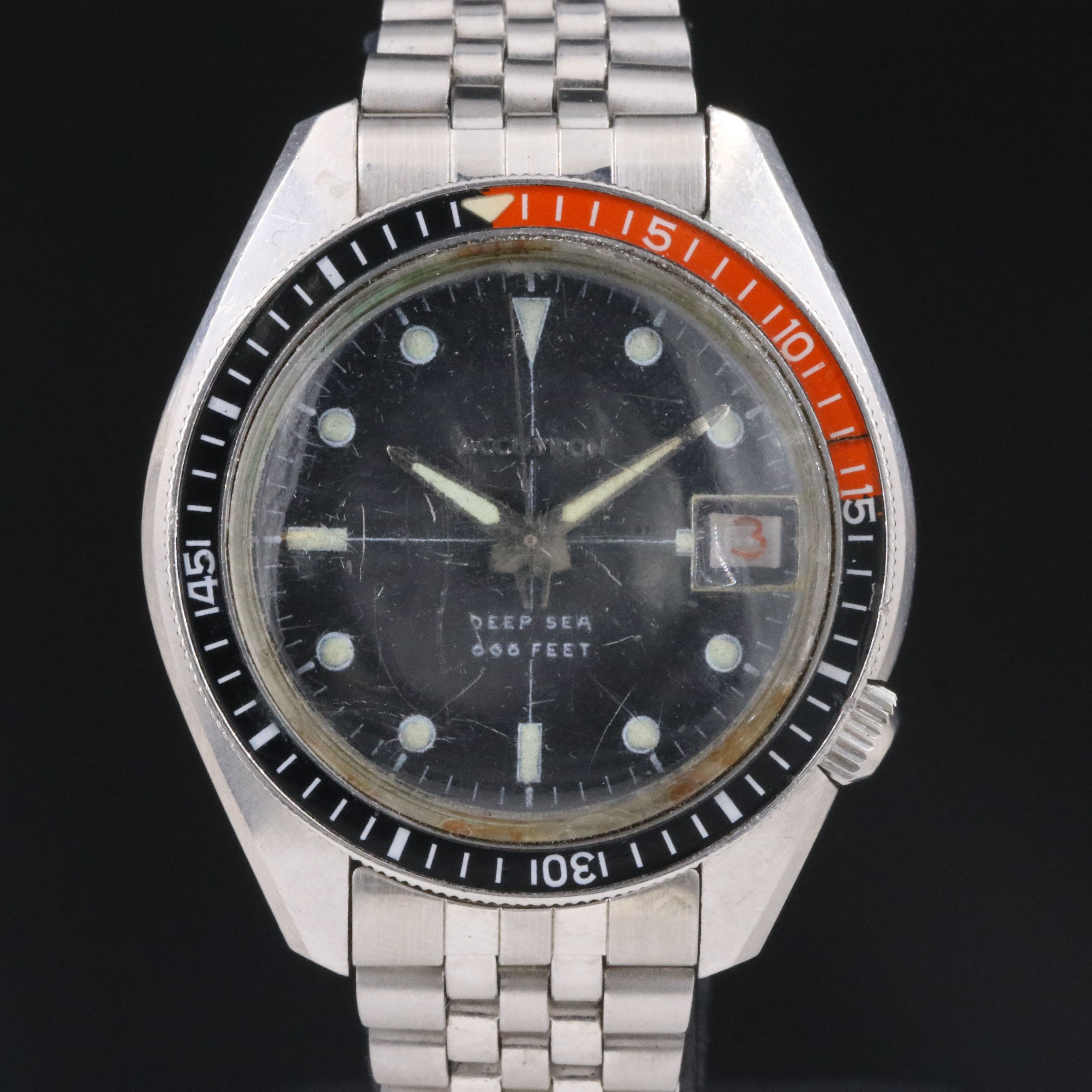 Bulova Accutron Deep Sea "Devil Diver" 666 ft Vintage Watch