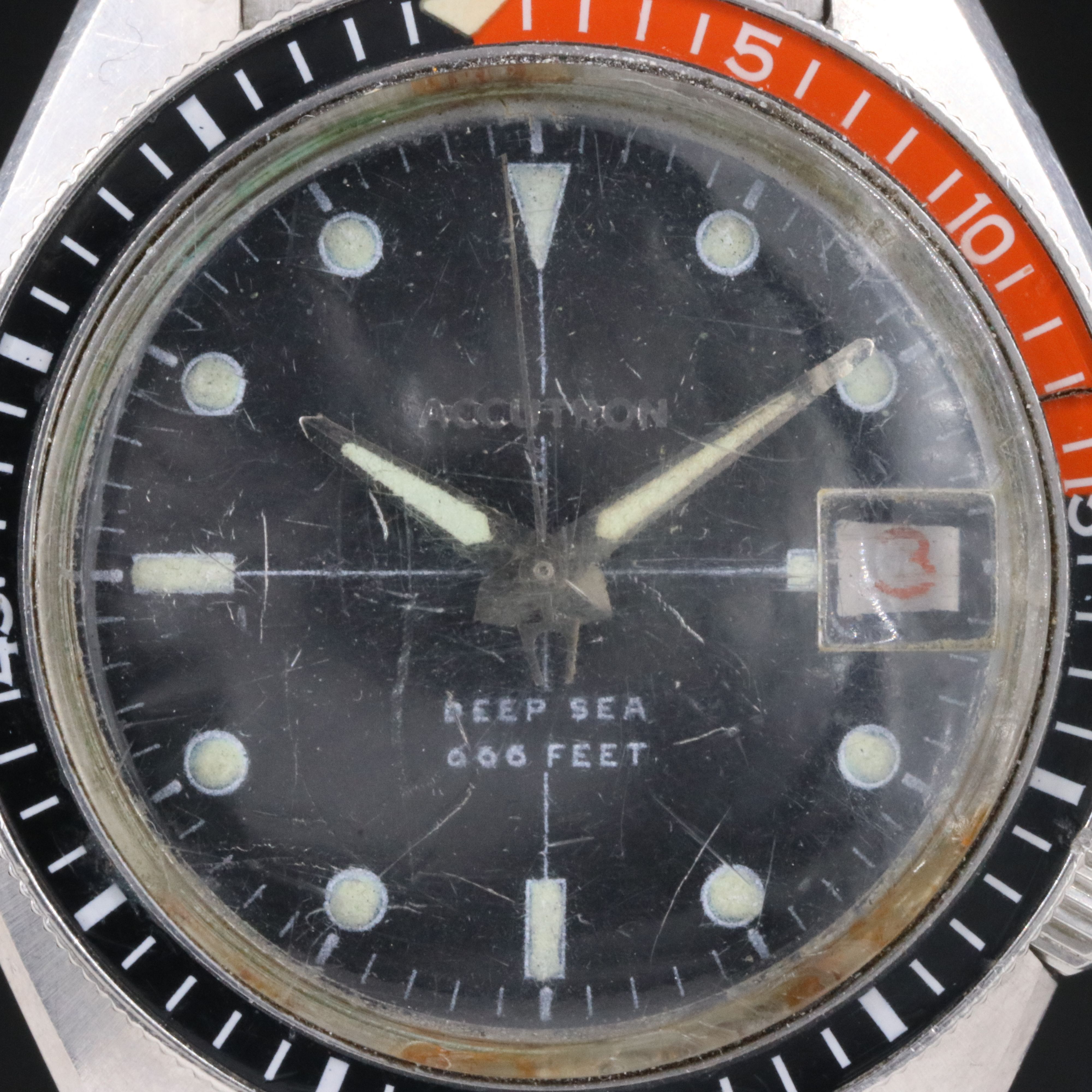 Bulova Accutron Deep Sea "Devil Diver" 666 ft Vintage Watch