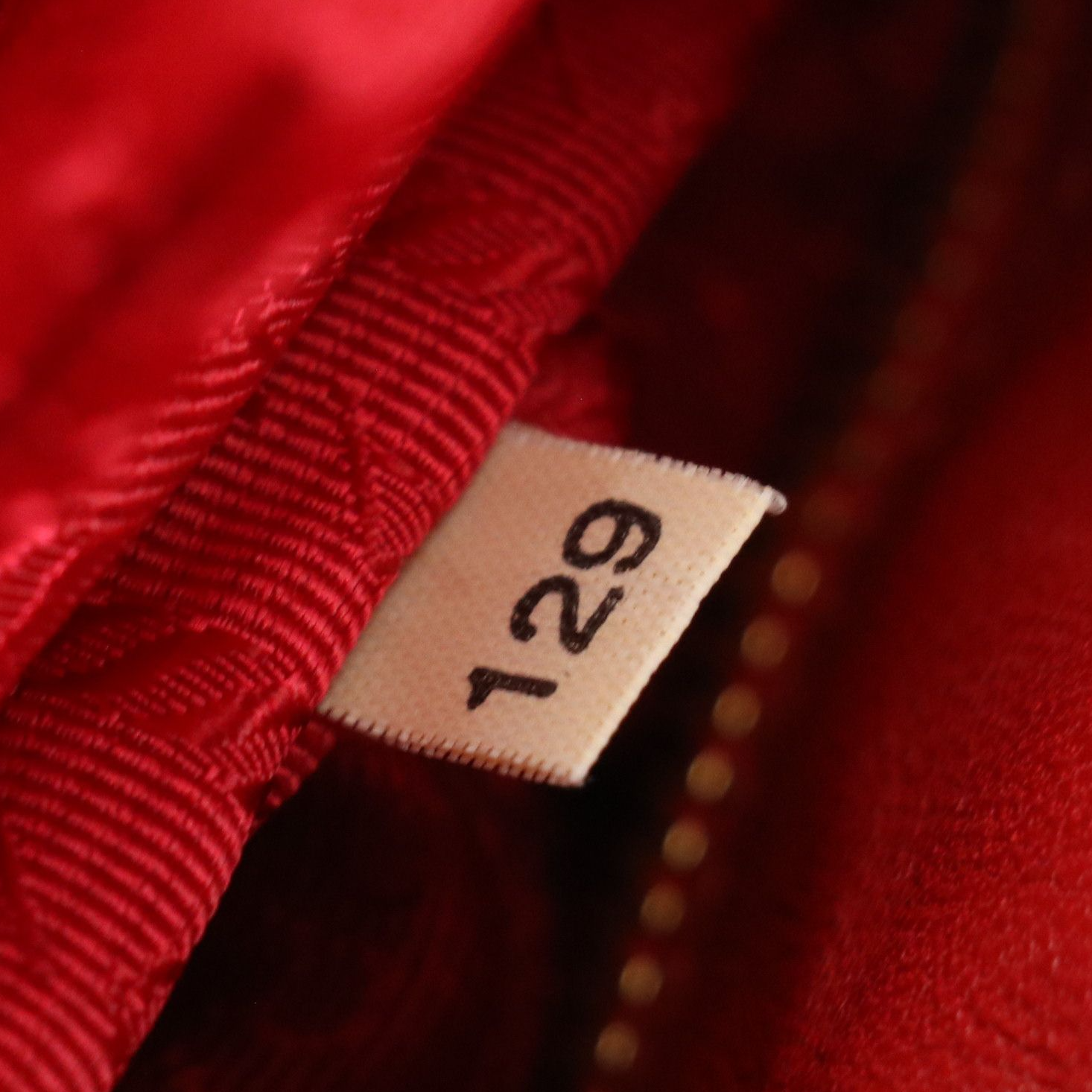 Prada Side Bow Two-Way Tote in Red Crinkled Patent Lambskin Leather