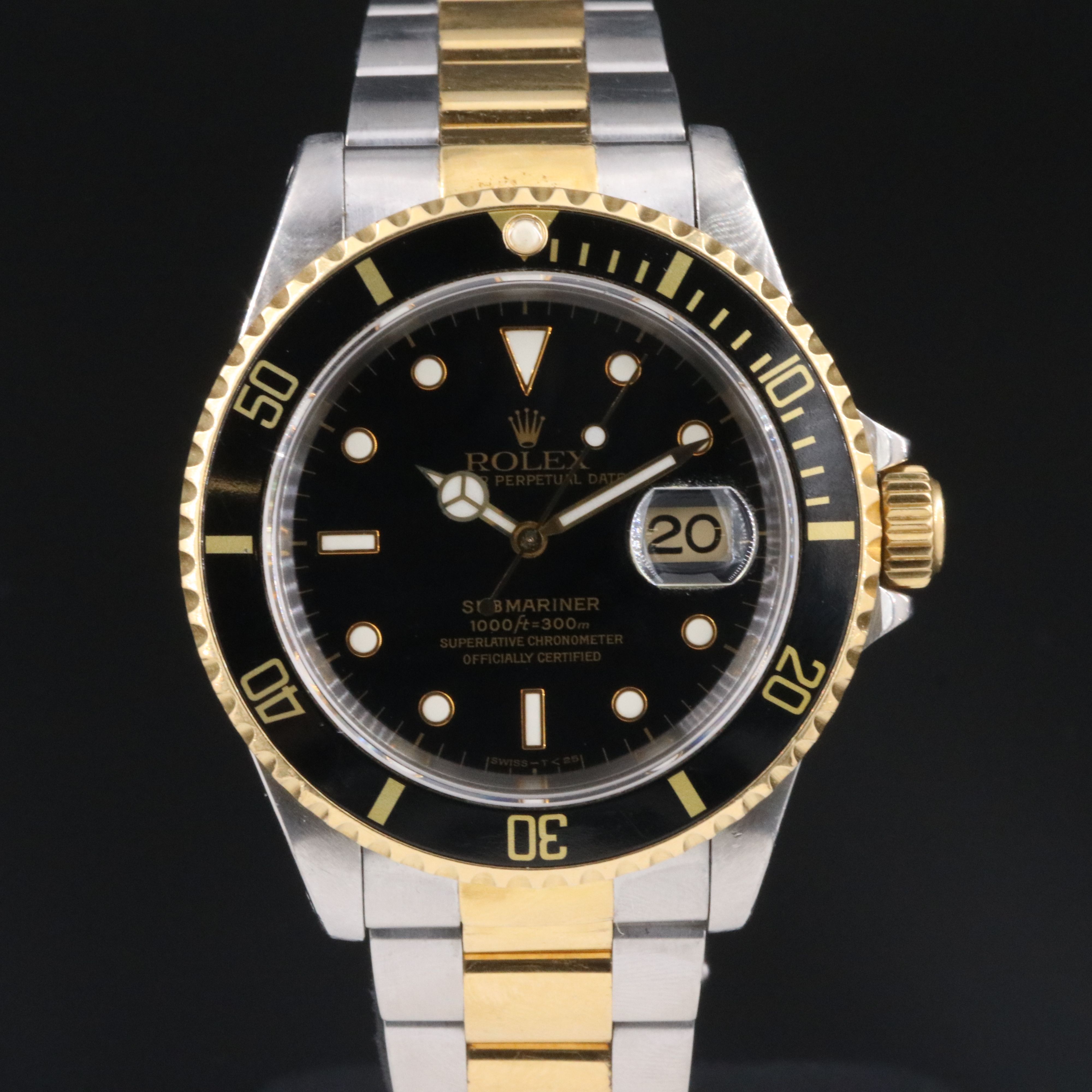 Rolex Submariner Date 16613 Vintage Watch c.1990