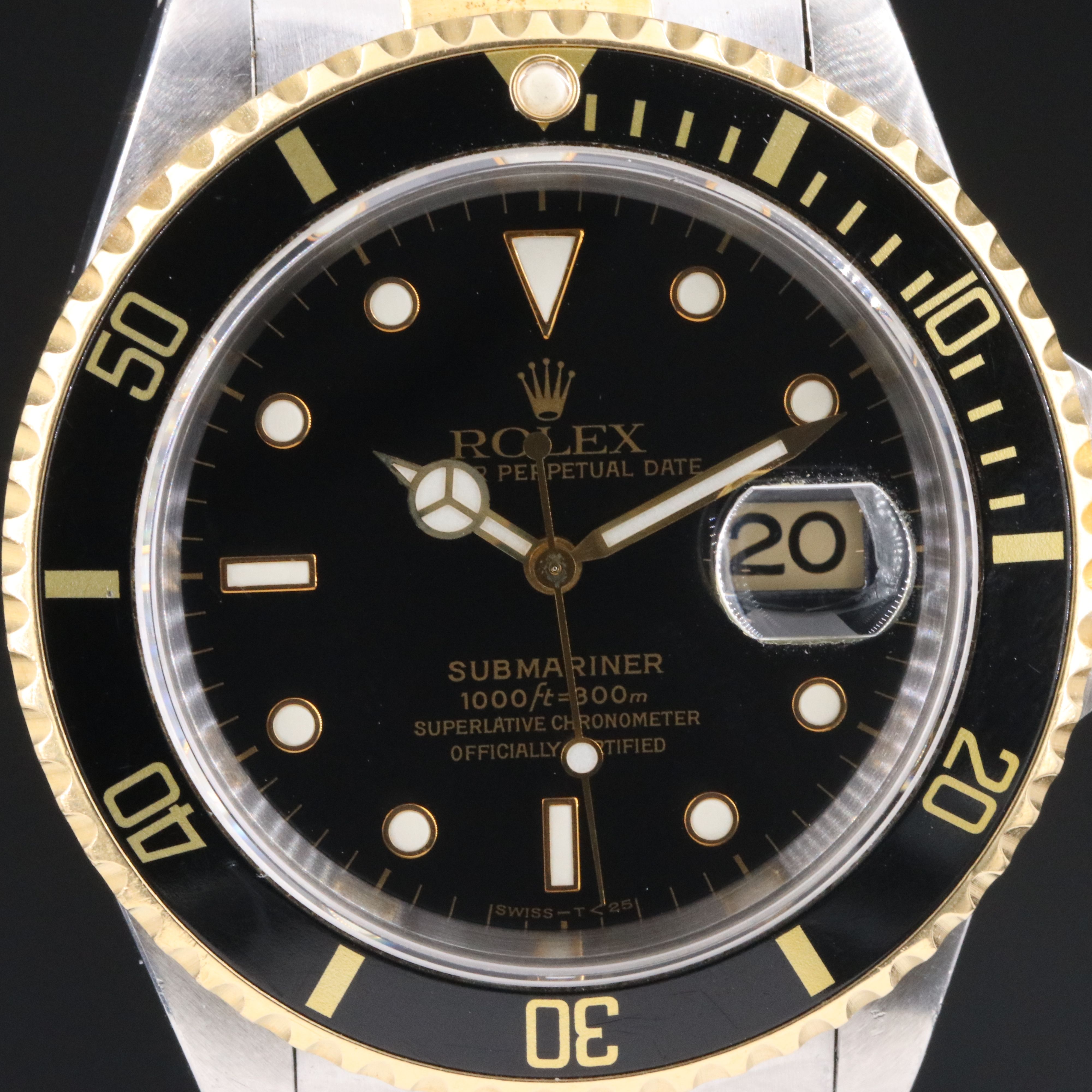 Rolex Submariner Date 16613 Vintage Watch c.1990