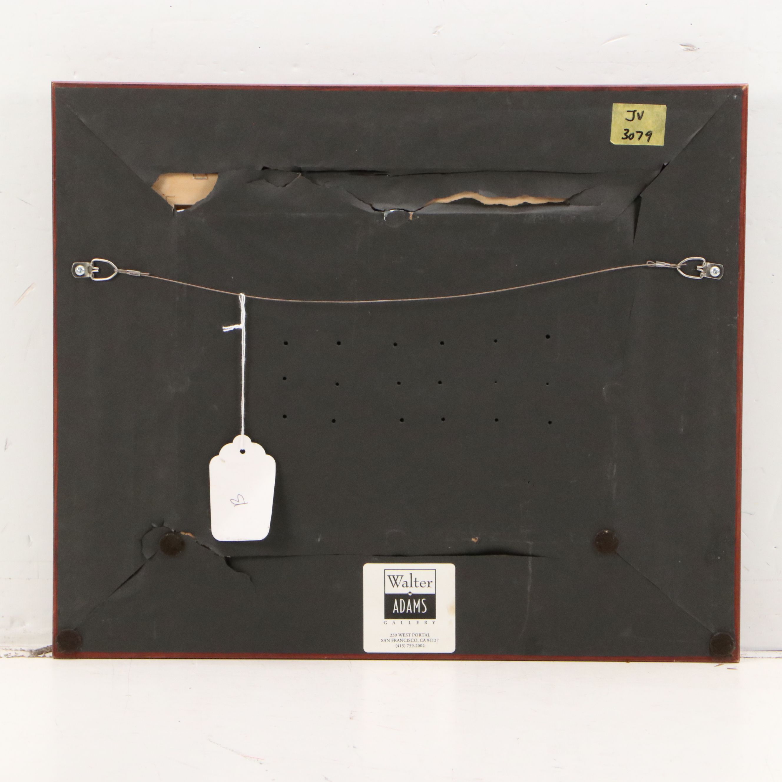 Joseph Vella Still Life Oil Painting with Clock and Golf Tees