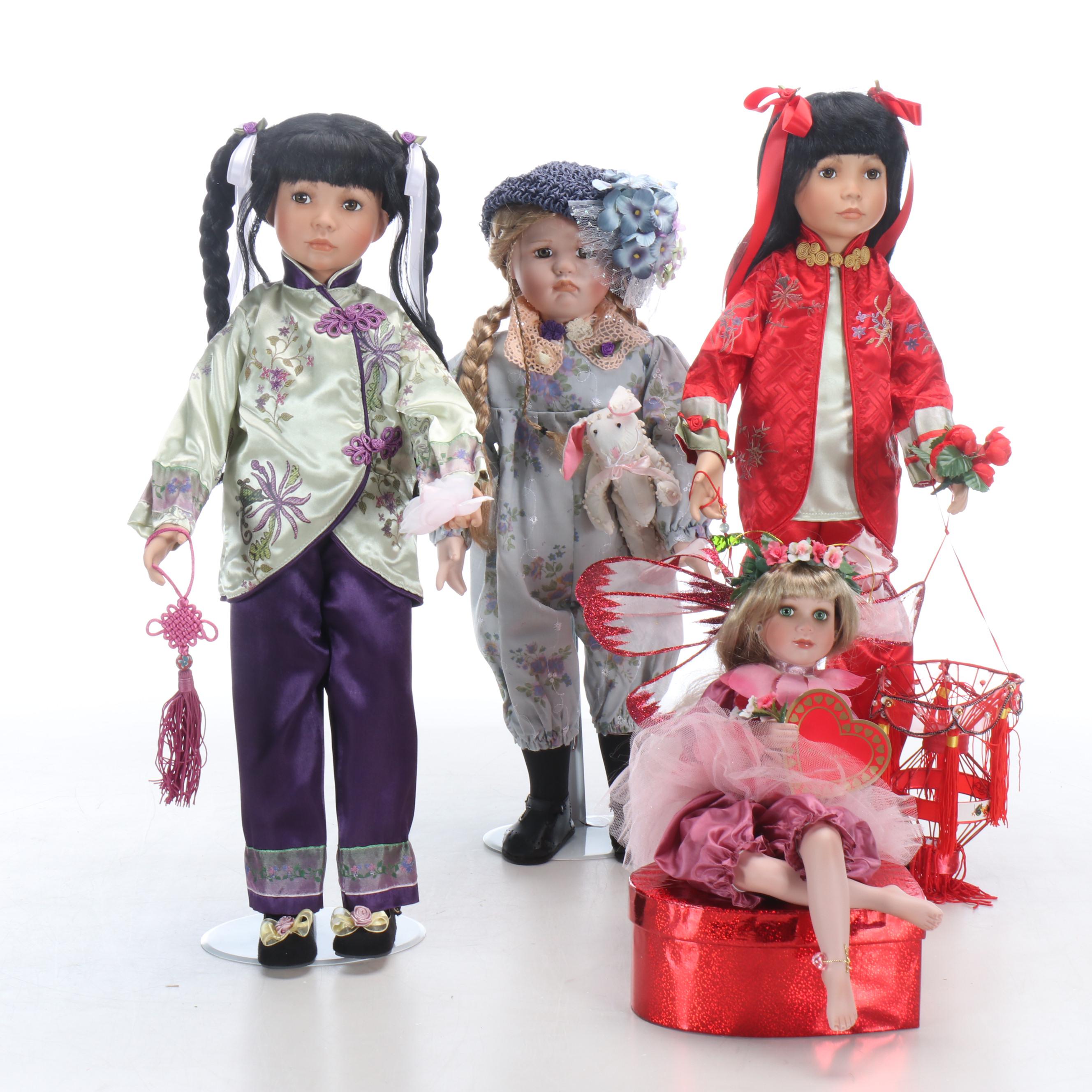 Paradise Galleries Treasury Collection Porcelain Dolls