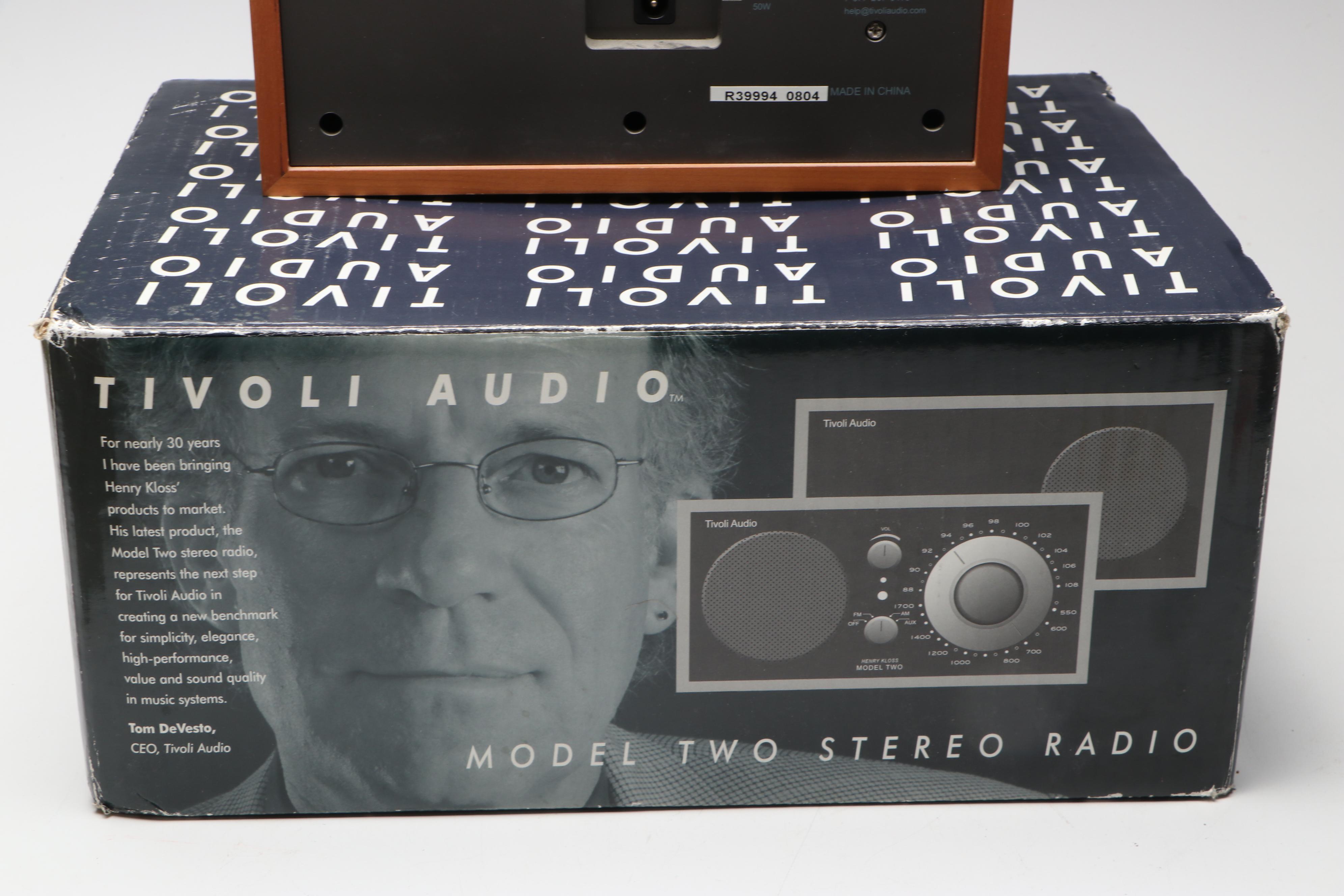 Henry Kloss for Tivoli Model Two AM/FM Stereo Radio, Subwoofer and CD Player