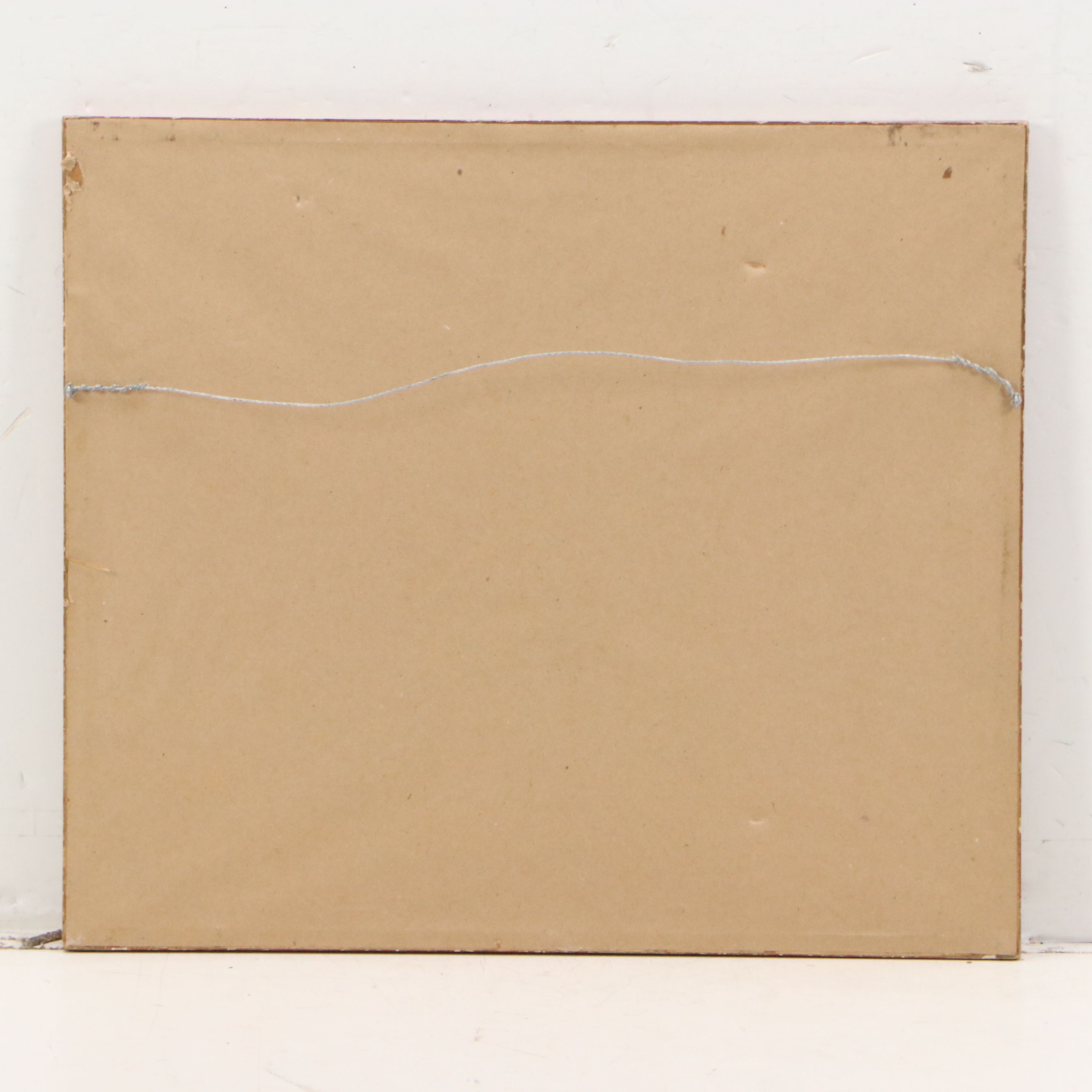 Stylized Ink Drawing of Children with Goat, 20th Century