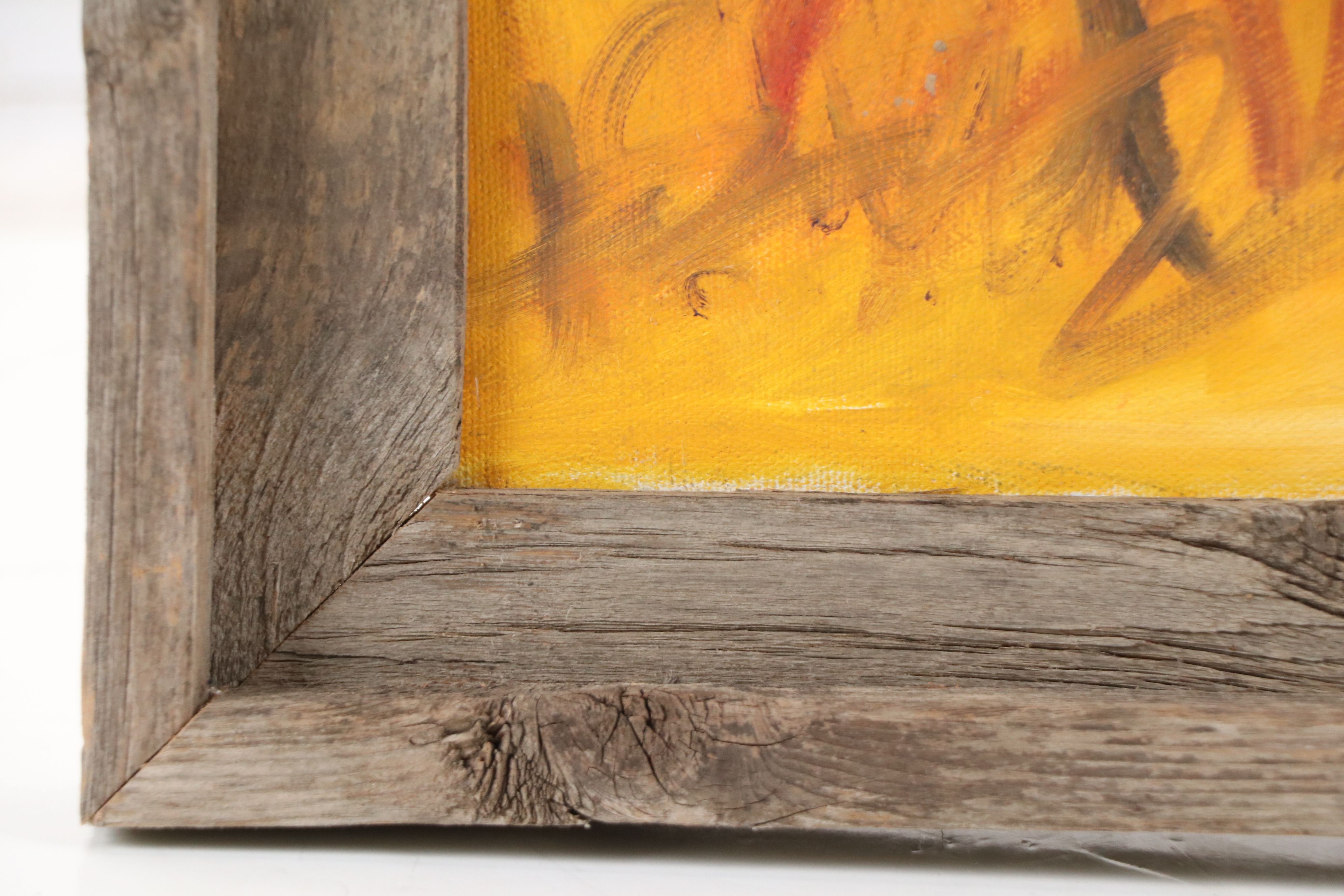 J. Harper Landscape with Barn Oil Painting, 2001