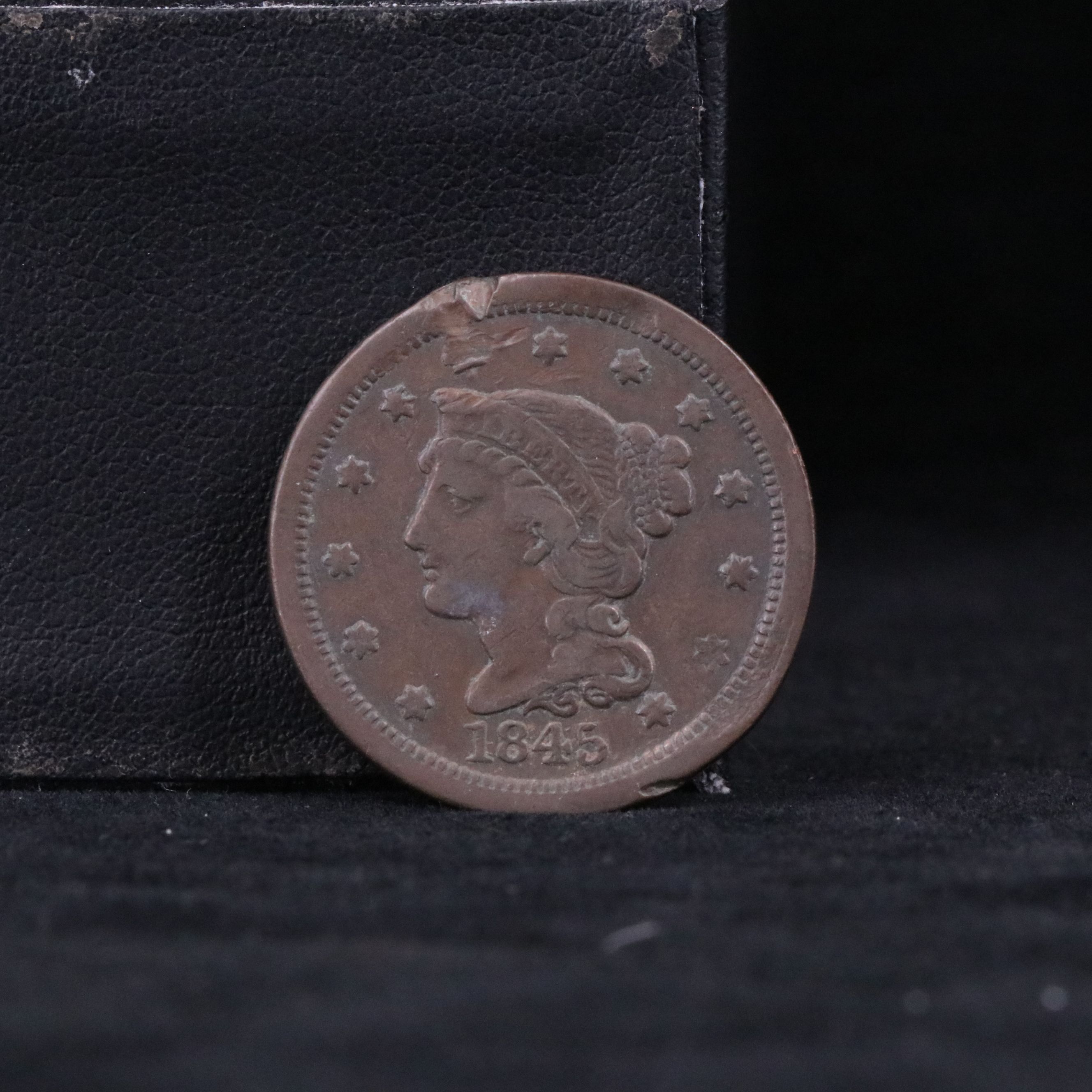 Ten Different U.S.Large Cents from 1845-1854