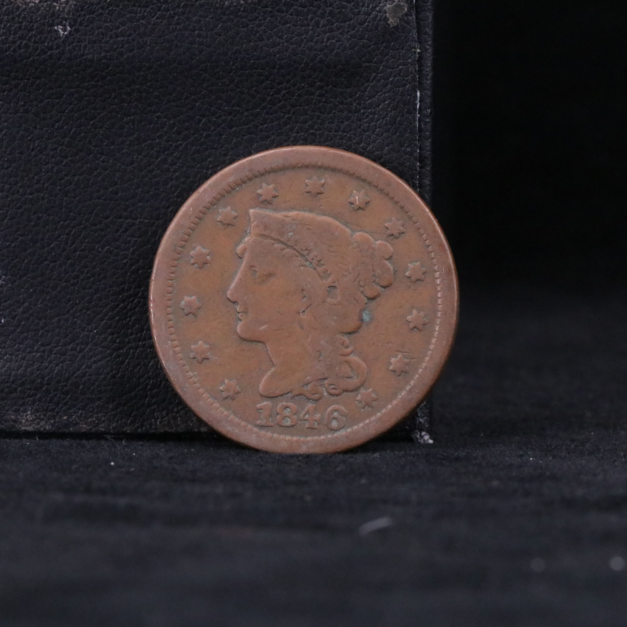 Ten Different U.S.Large Cents from 1845-1854