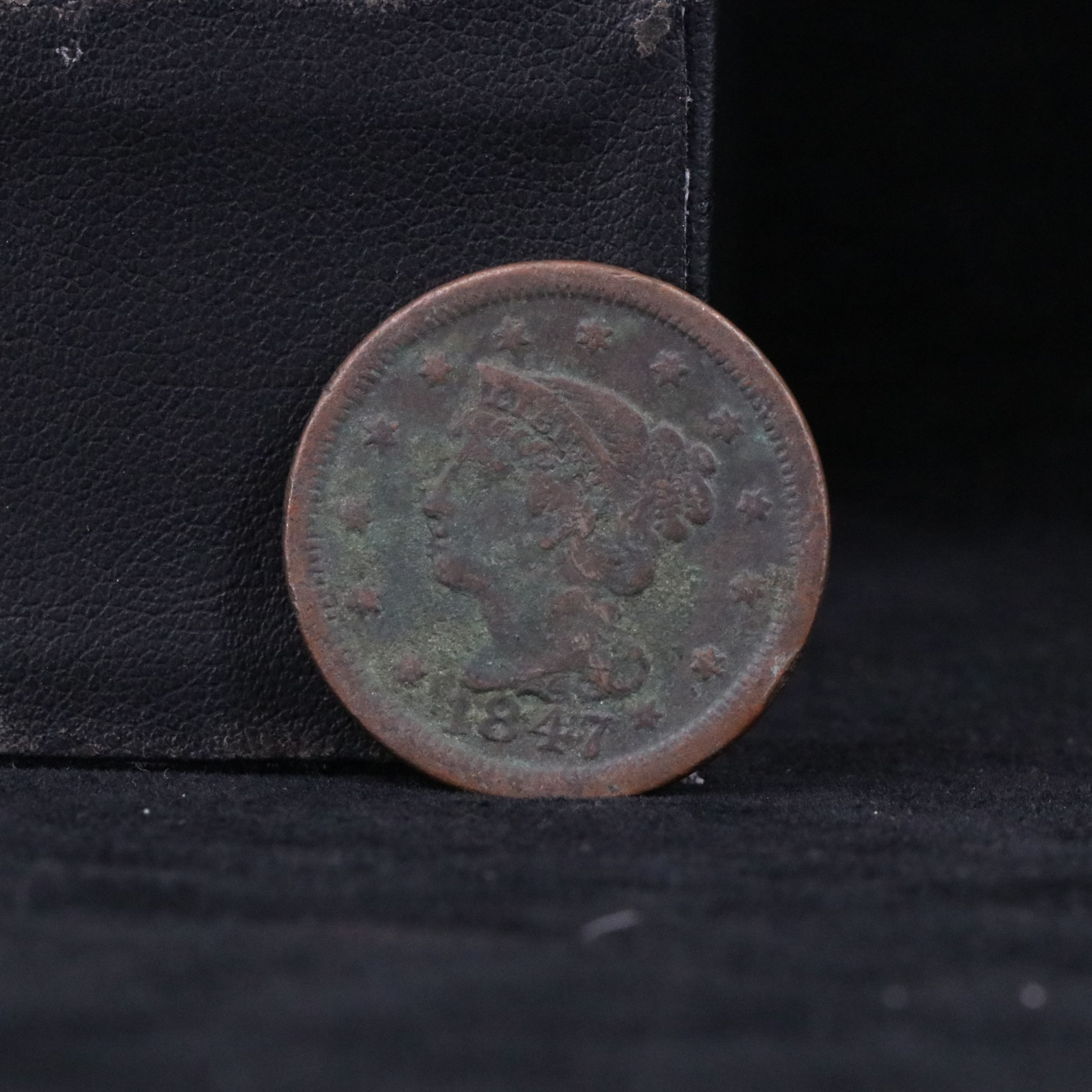 Ten Different U.S.Large Cents from 1845-1854