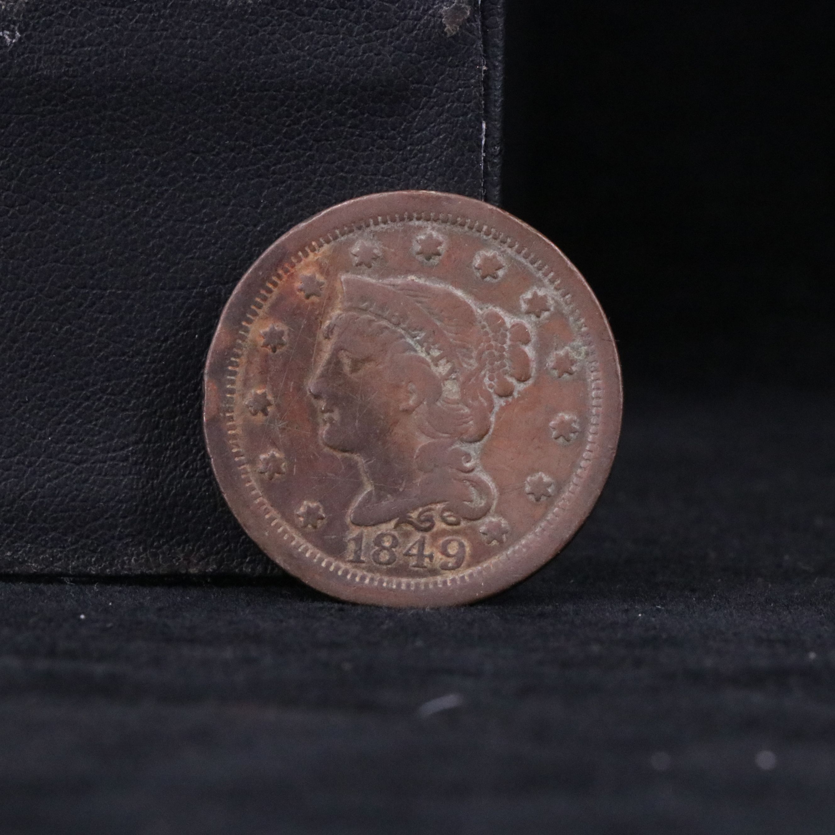 Ten Different U.S.Large Cents from 1845-1854