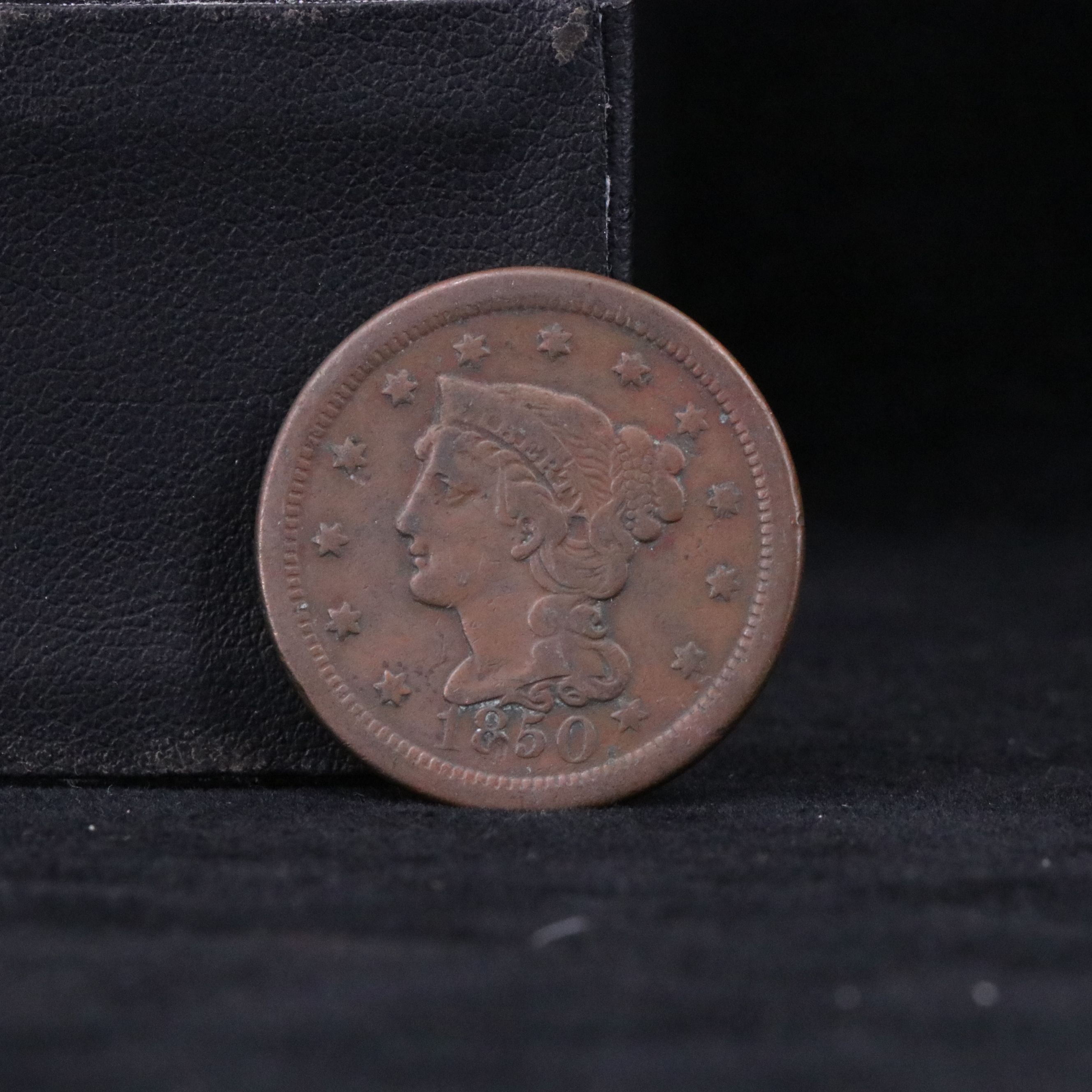 Ten Different U.S.Large Cents from 1845-1854