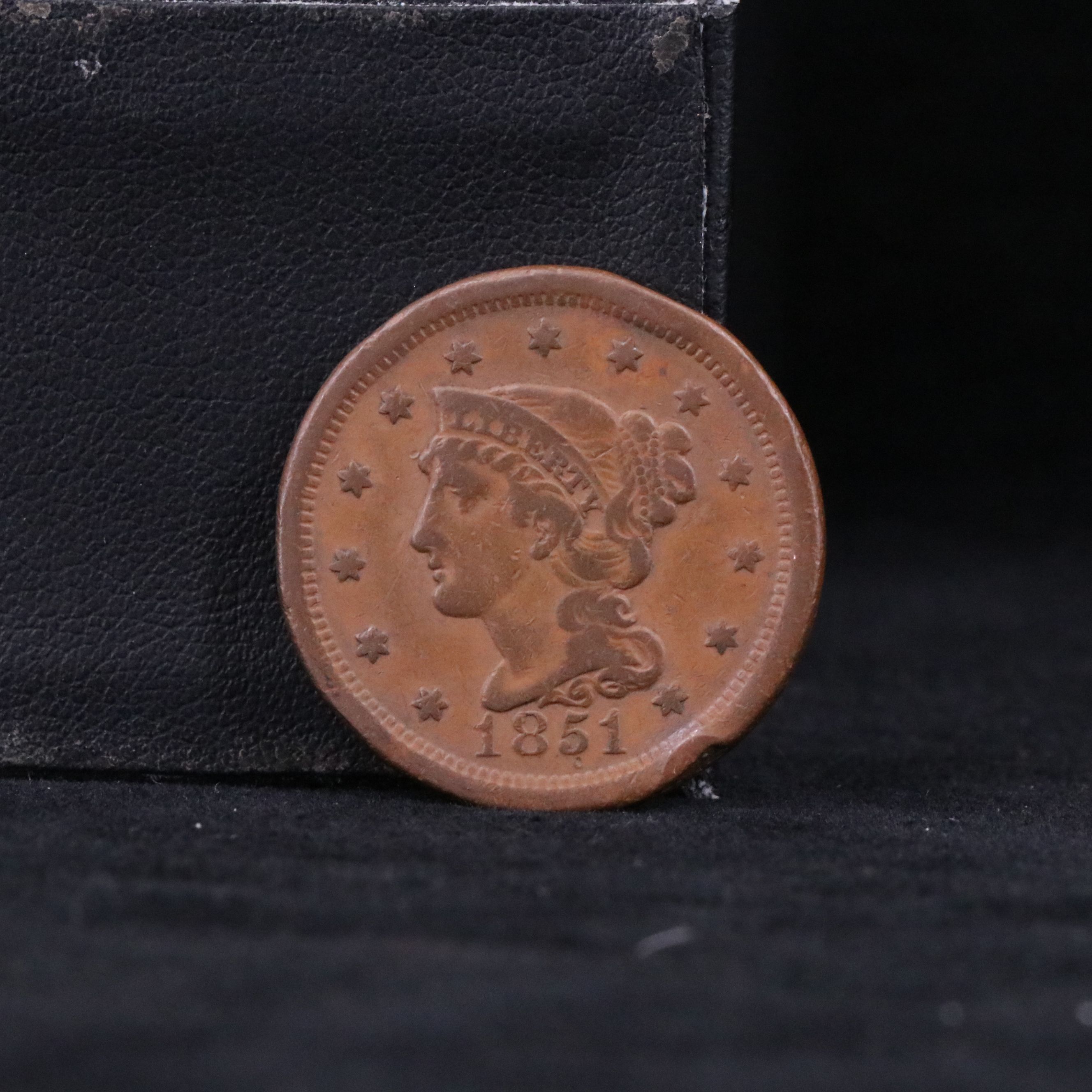 Ten Different U.S.Large Cents from 1845-1854