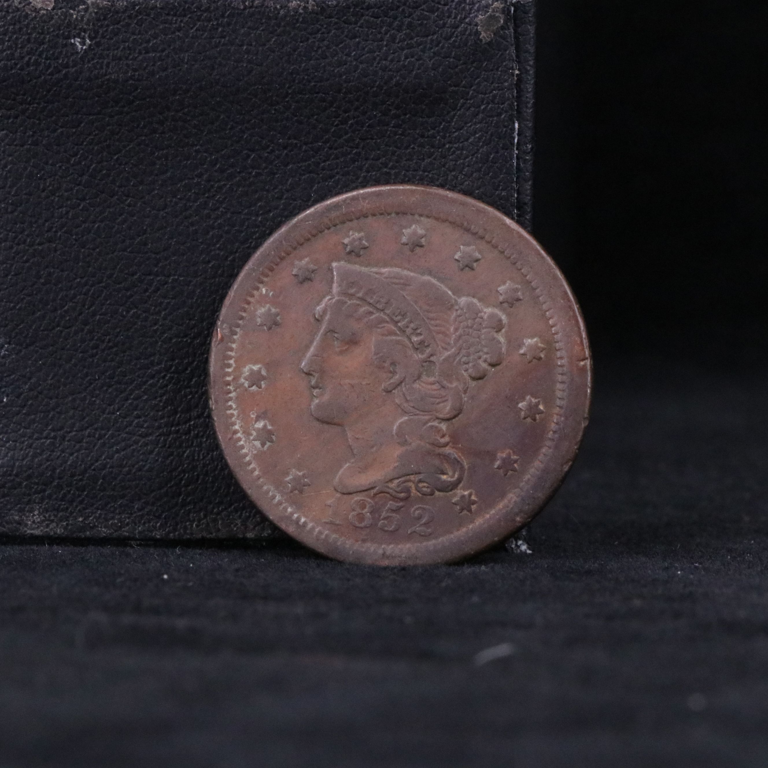 Ten Different U.S.Large Cents from 1845-1854