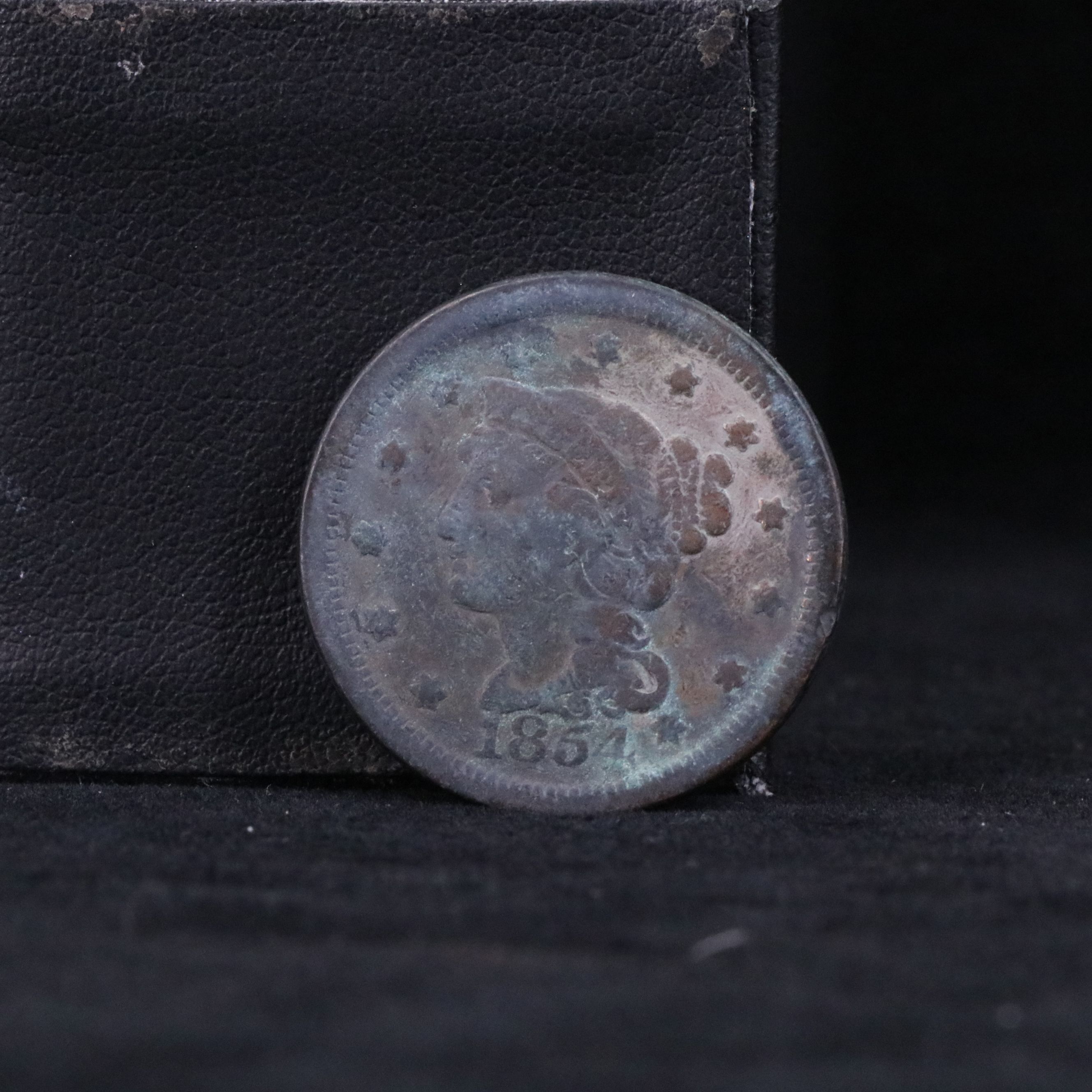 Ten Different U.S.Large Cents from 1845-1854