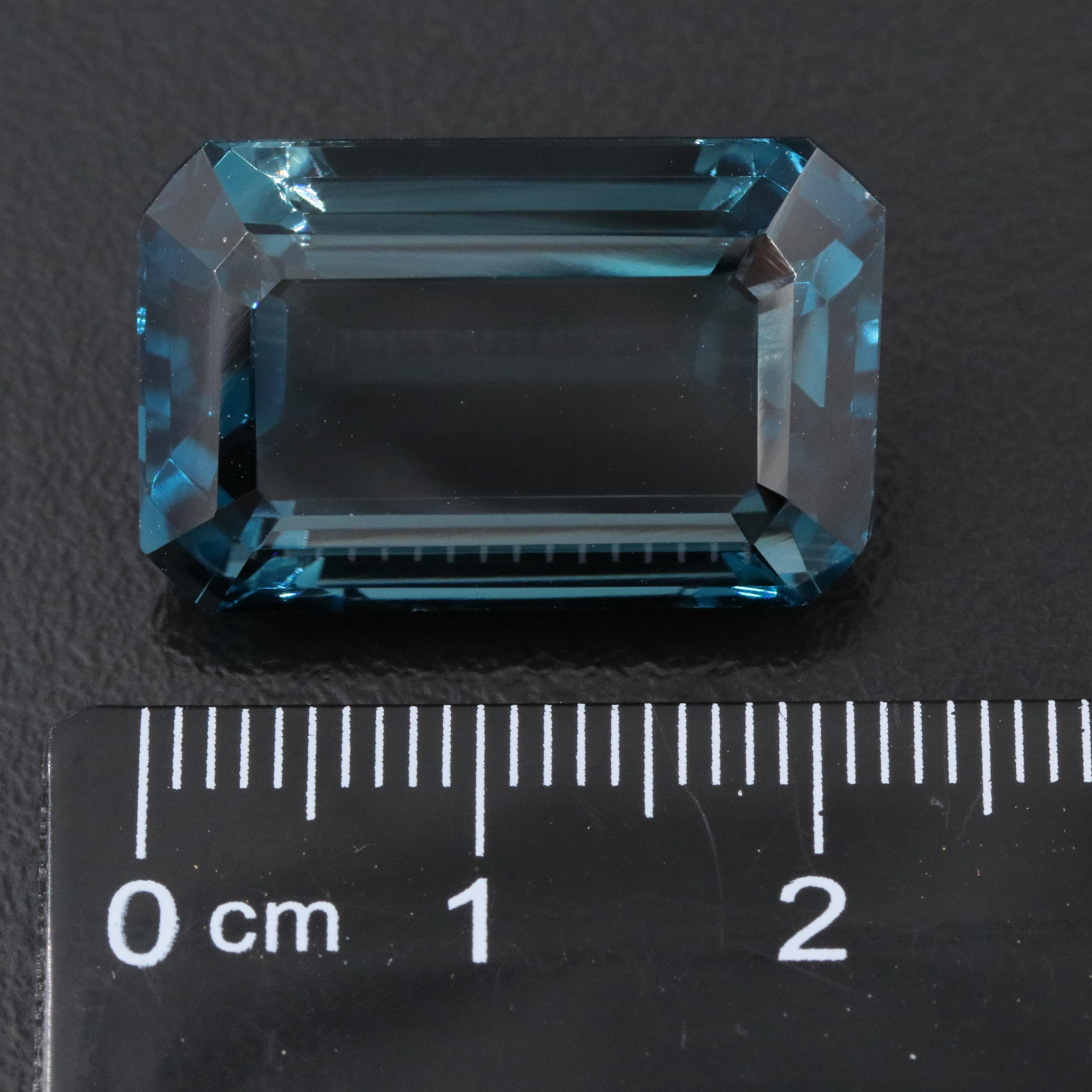 Loose 32.23 CT London Blue Topaz
