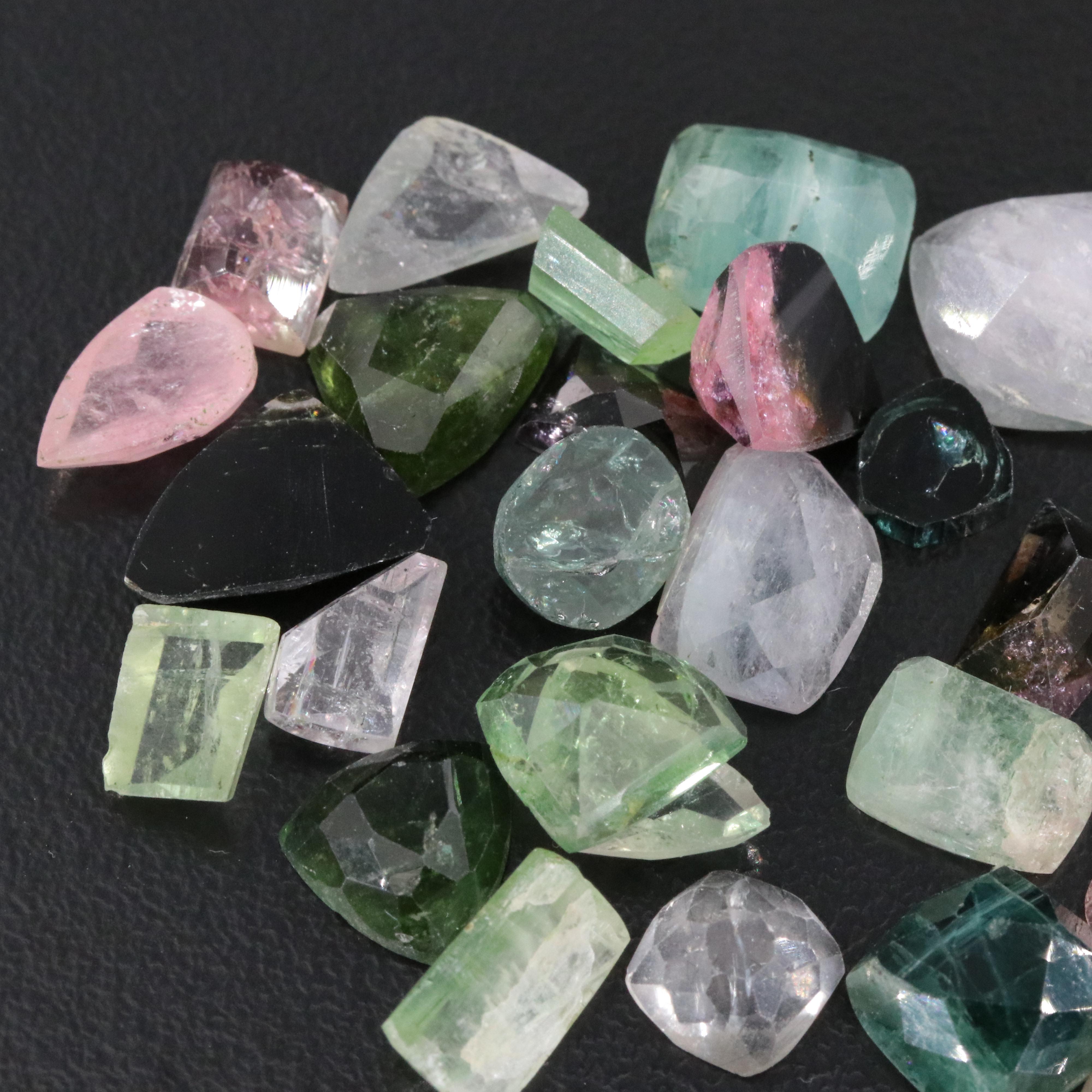 Loose 47.98 CTW Tourmaline Lot