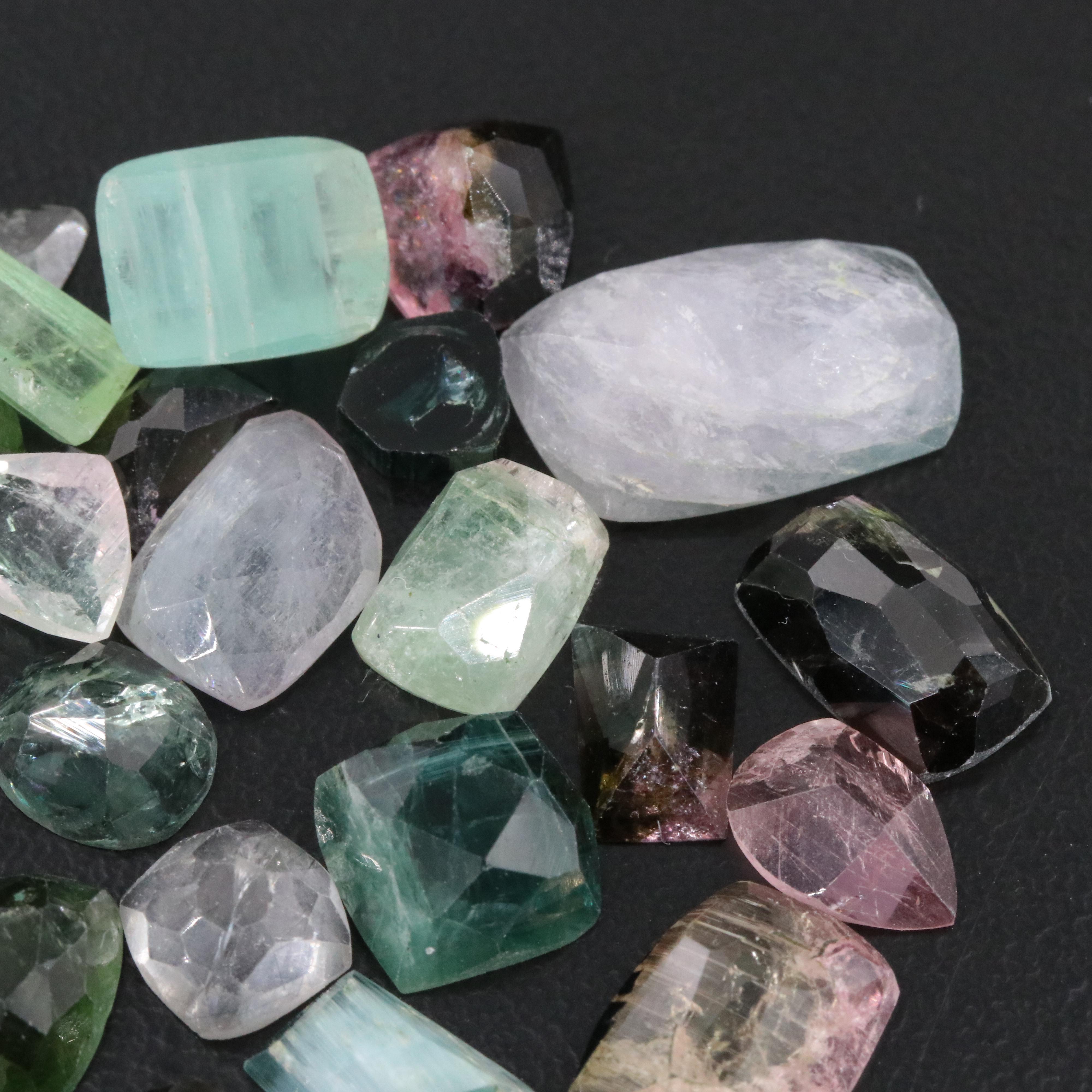 Loose 47.98 CTW Tourmaline Lot